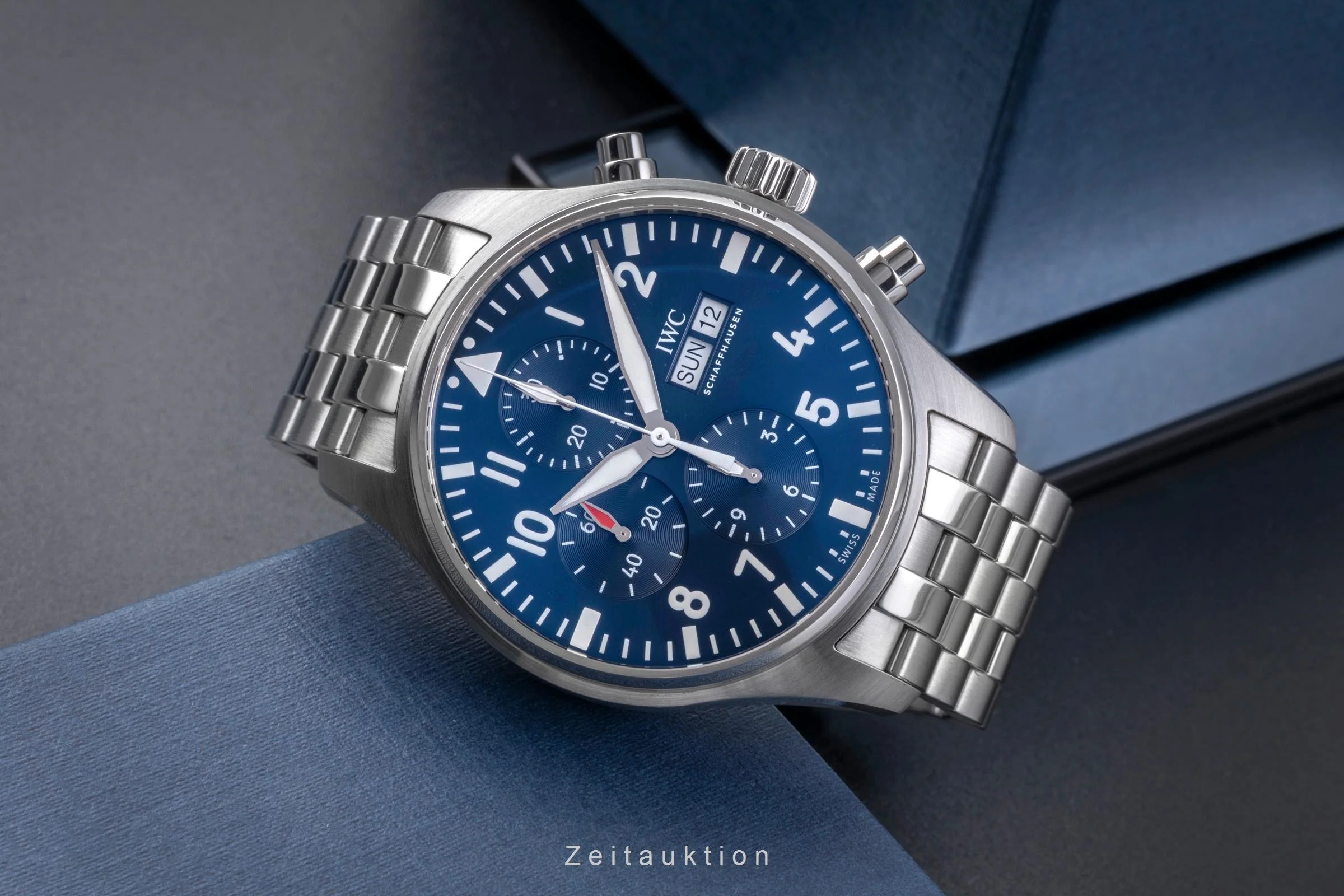 IWC Fliegerchronograph chronograph steel automatic men's watch IW377717 LP: 9500EUR  [2505598] - Image 3