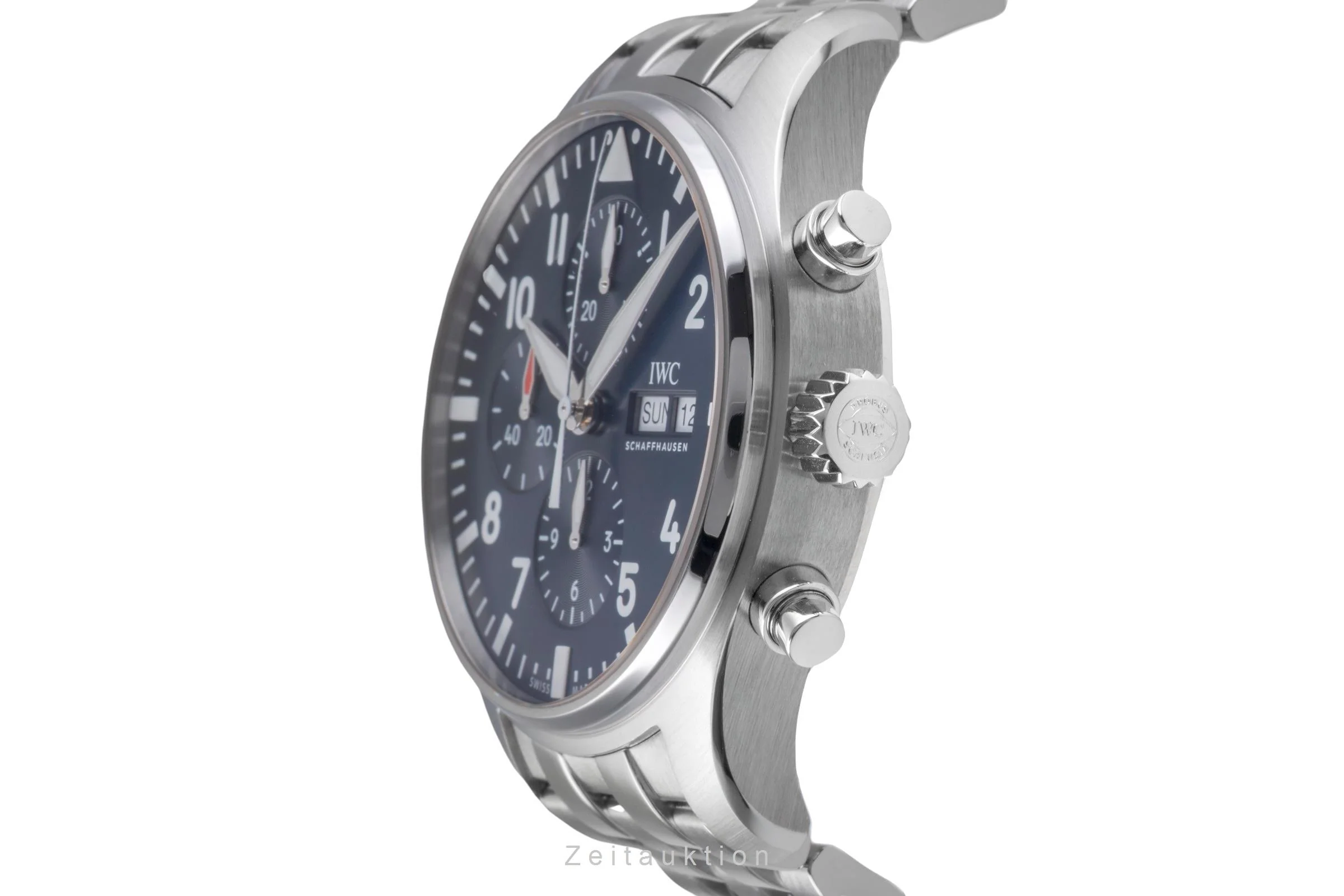 IWC Fliegerchronograph chronograph steel automatic men's watch IW377717 LP: 9500EUR  [2505598] - Image 7