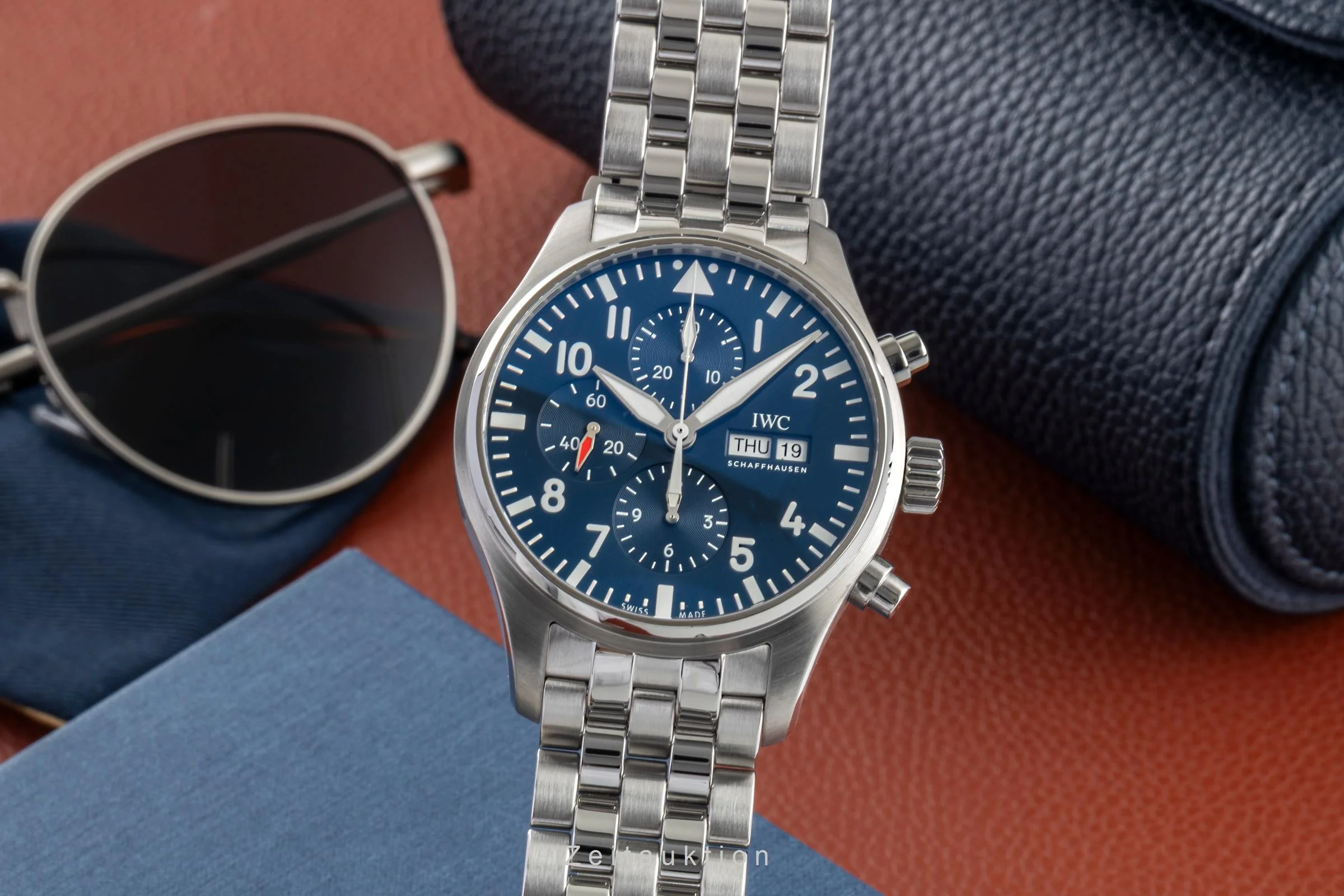 IWC Fliegerchronograph chronograph steel automatic men's watch IW377717 LP: 8800EUR  [2601016] - Image 2