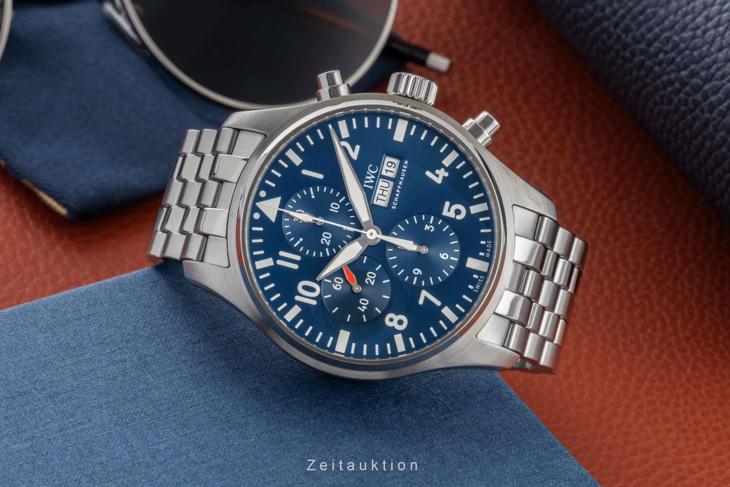 IWC Fliegerchronograph chronograph steel automatic men's watch IW377717 LP: 8800EUR  [2601016] - Image 3