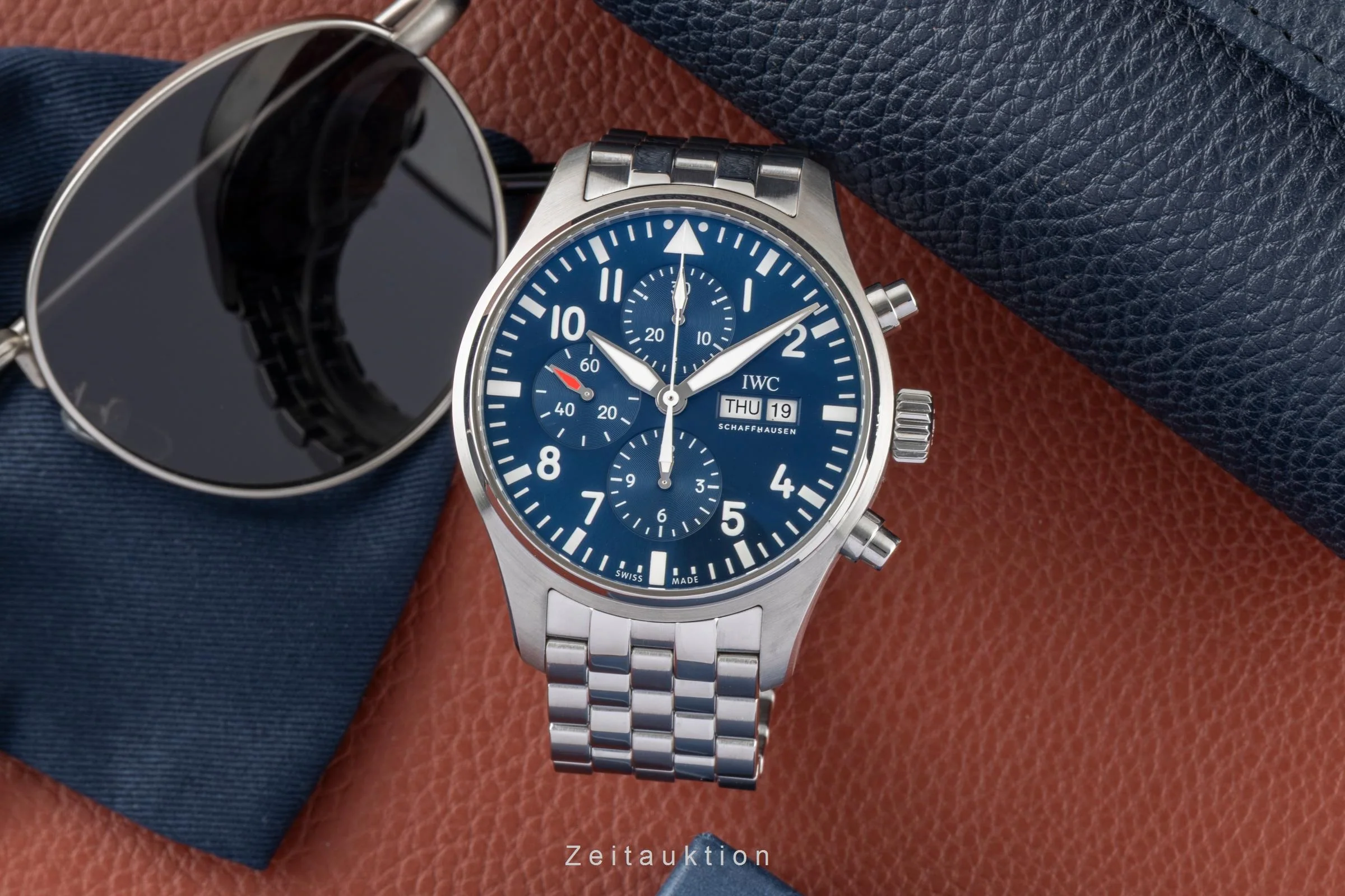 IWC Fliegerchronograph chronograph steel automatic men's watch IW377717 LP: 8800EUR  [2601016] - Image 4