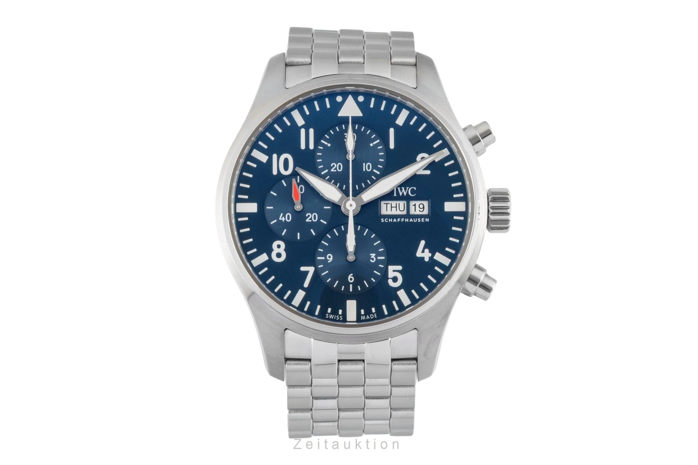 IWC Fliegerchronograph chronograph steel automatic men's watch IW377717 LP: 8800EUR  [2601016] - Image 5