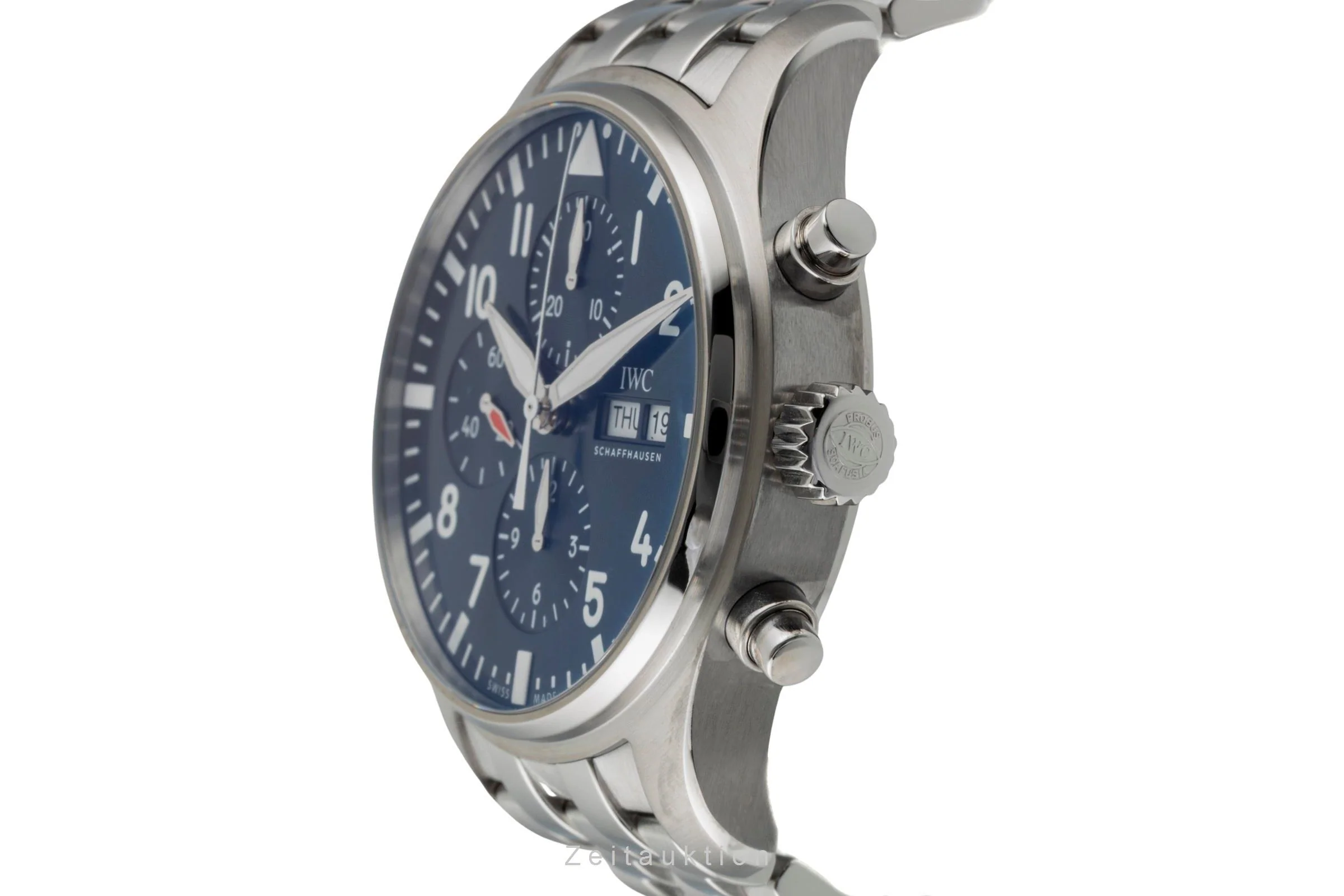 IWC Fliegerchronograph chronograph steel automatic men's watch IW377717 LP: 8800EUR  [2601016] - Image 7