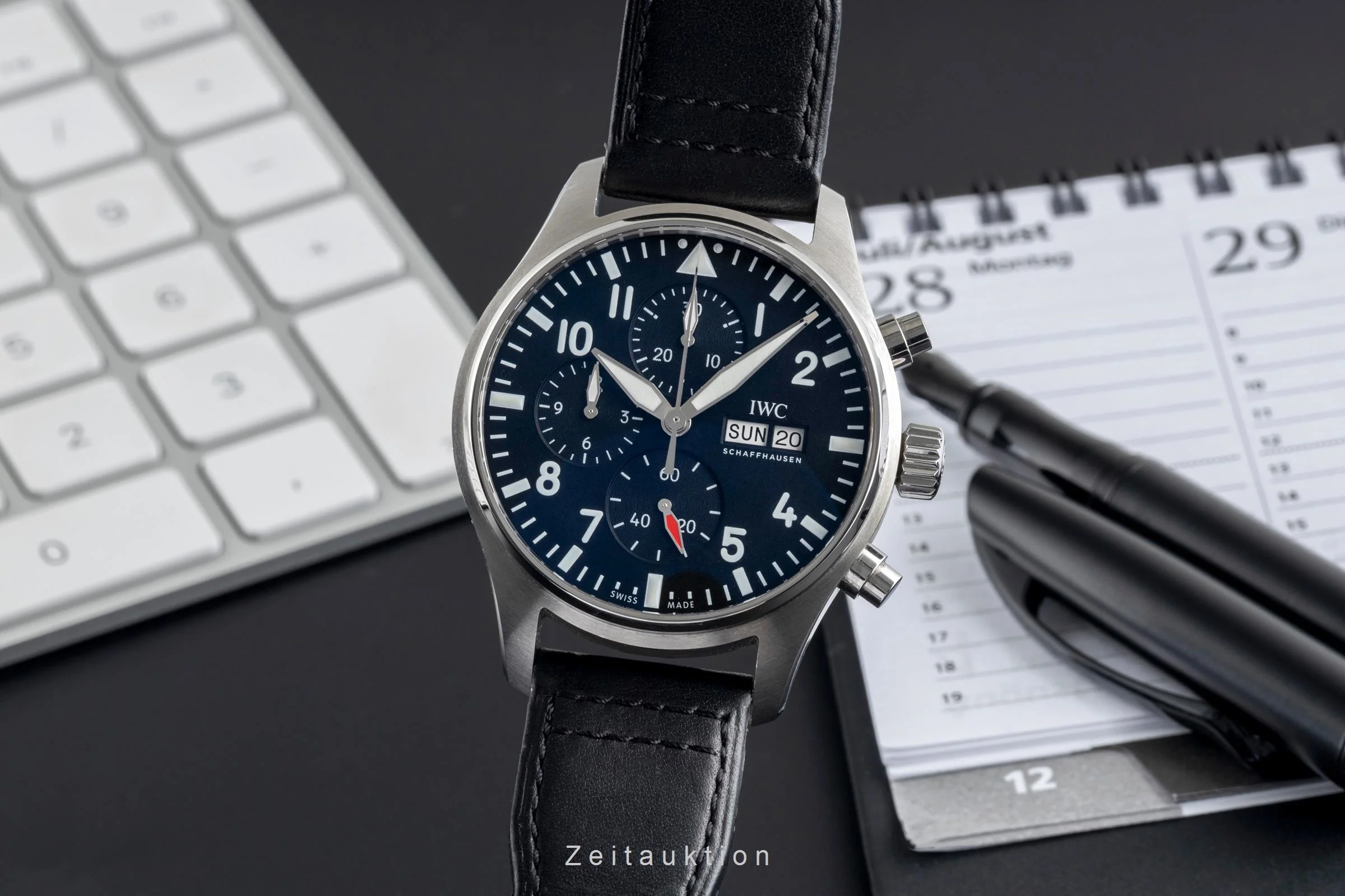 IWC Fliegerchronograph chronograph steel automatic men's watch IW378001 LP: 7800EUR  [2504049] - Image 2