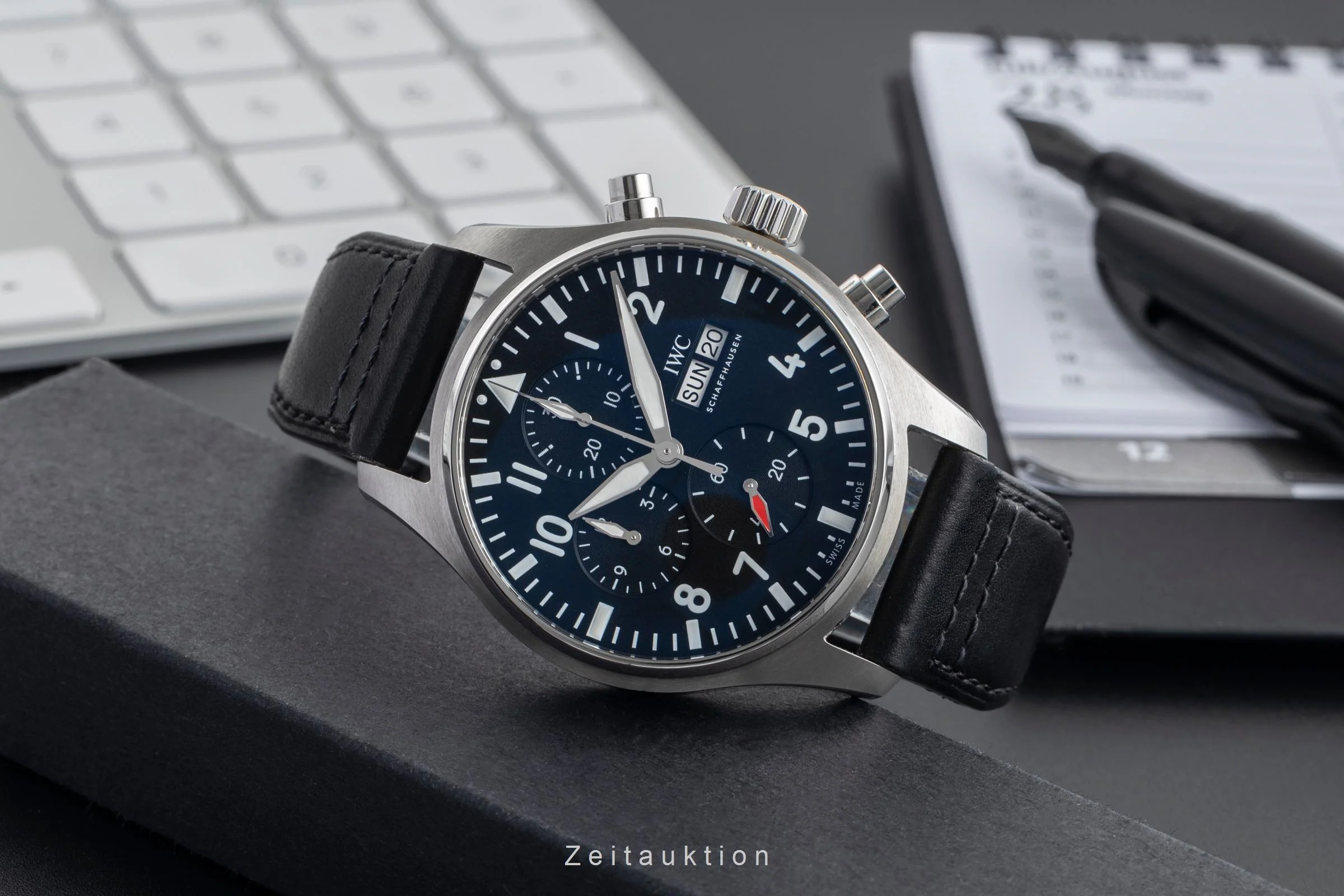 IWC Fliegerchronograph chronograph steel automatic men's watch IW378001 LP: 7800EUR  [2504049] - Image 3
