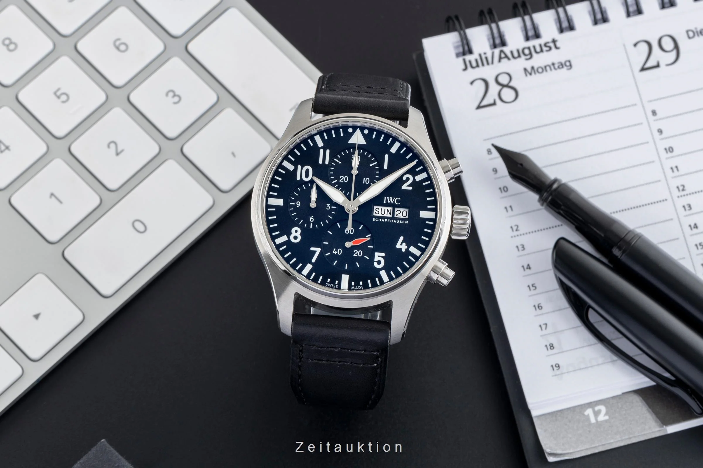 IWC Fliegerchronograph chronograph steel automatic men's watch IW378001 LP: 7800EUR  [2504049] - Image 4