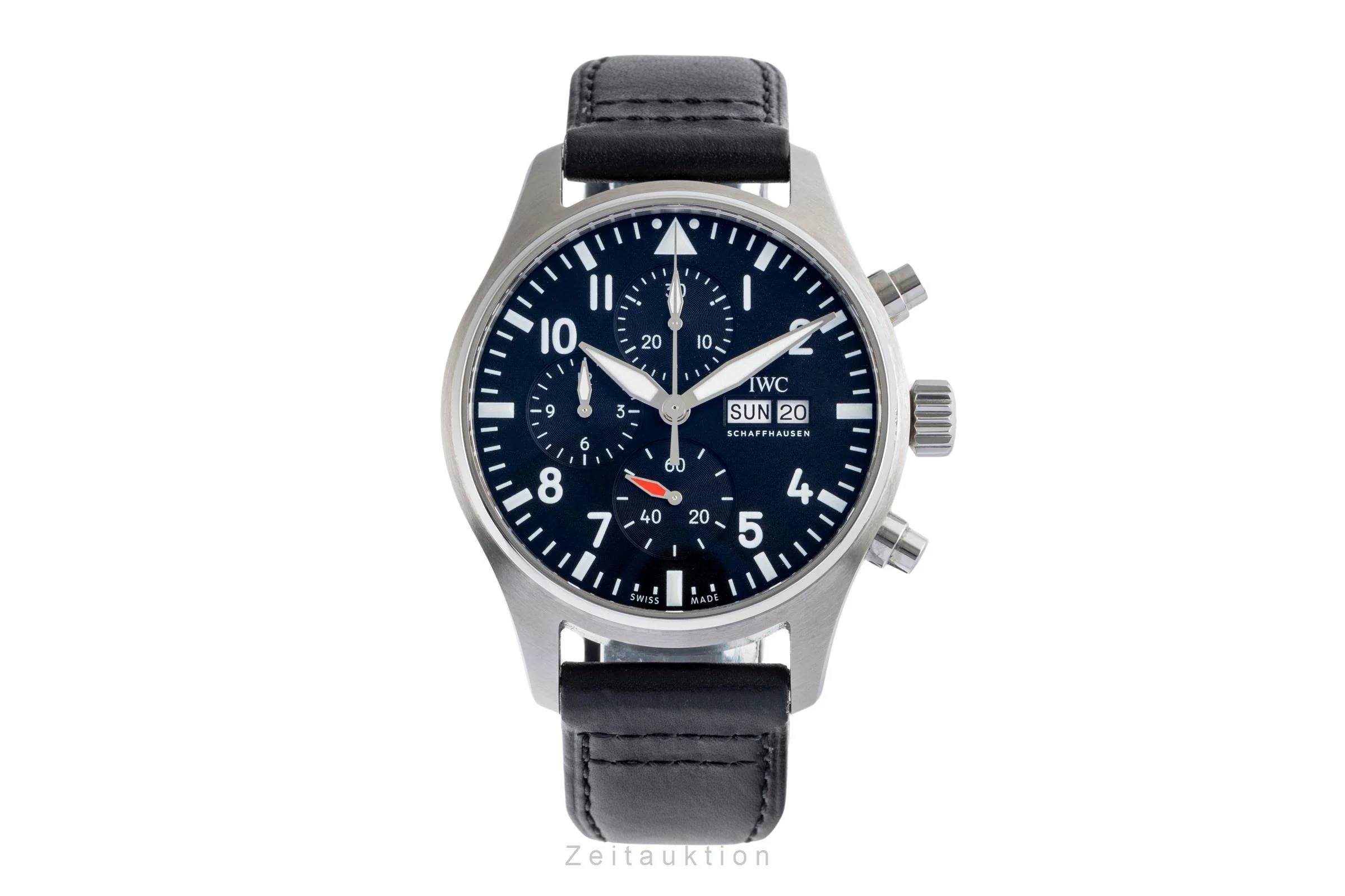 IWC Fliegerchronograph chronograph steel automatic men's watch IW378001 LP: 7800EUR  [2504049] - Image 5