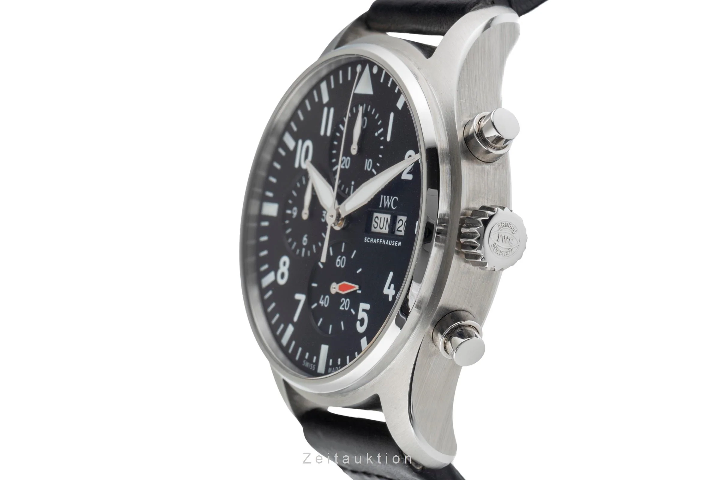 IWC Fliegerchronograph chronograph steel automatic men's watch IW378001 LP: 7800EUR  [2504049] - Image 7
