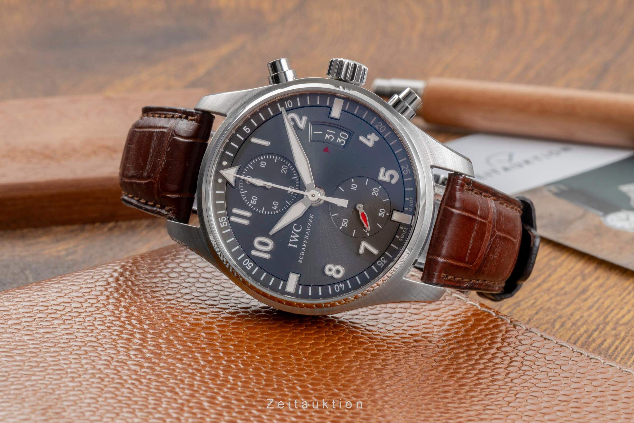 IWC Fliegerchronograph chronograph steel automatic men's watch IW387802 LP: 7700EUR  [2501403] - Image 3