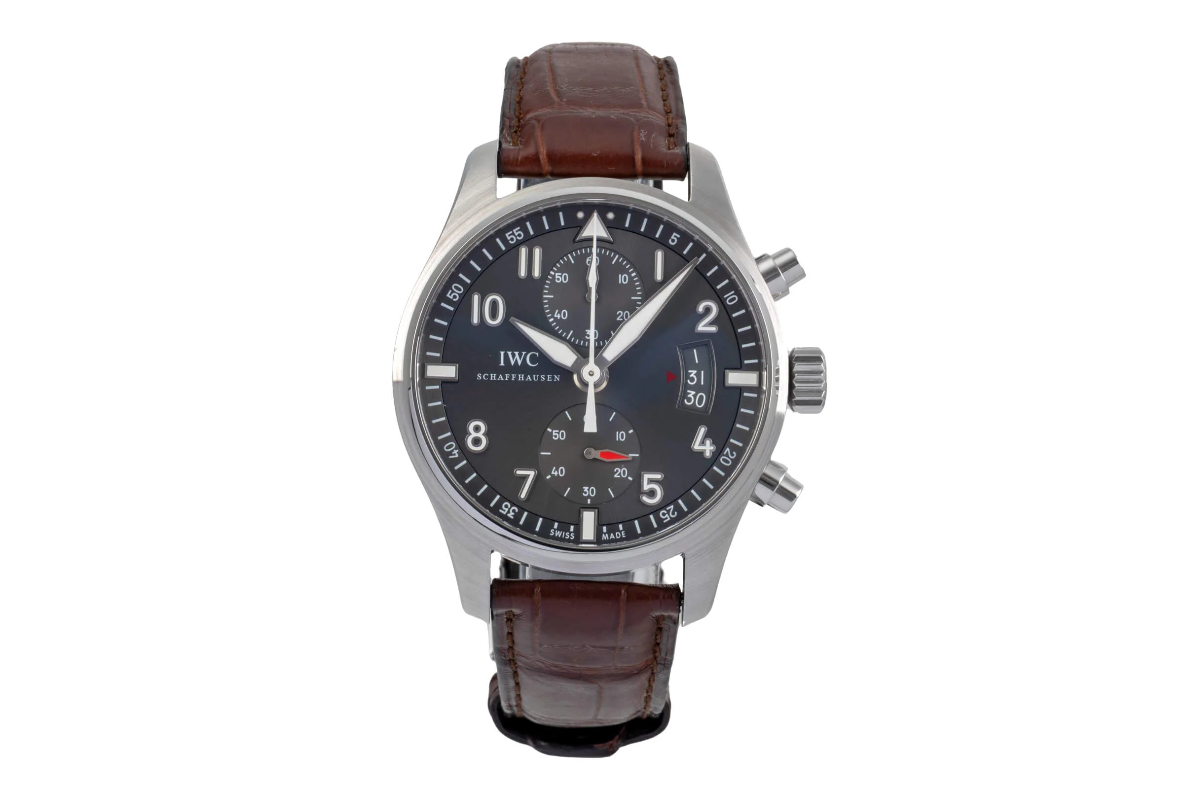 IWC Fliegerchronograph chronograph steel automatic men's watch IW387802 LP: 7700EUR  [2501403] - Image 5