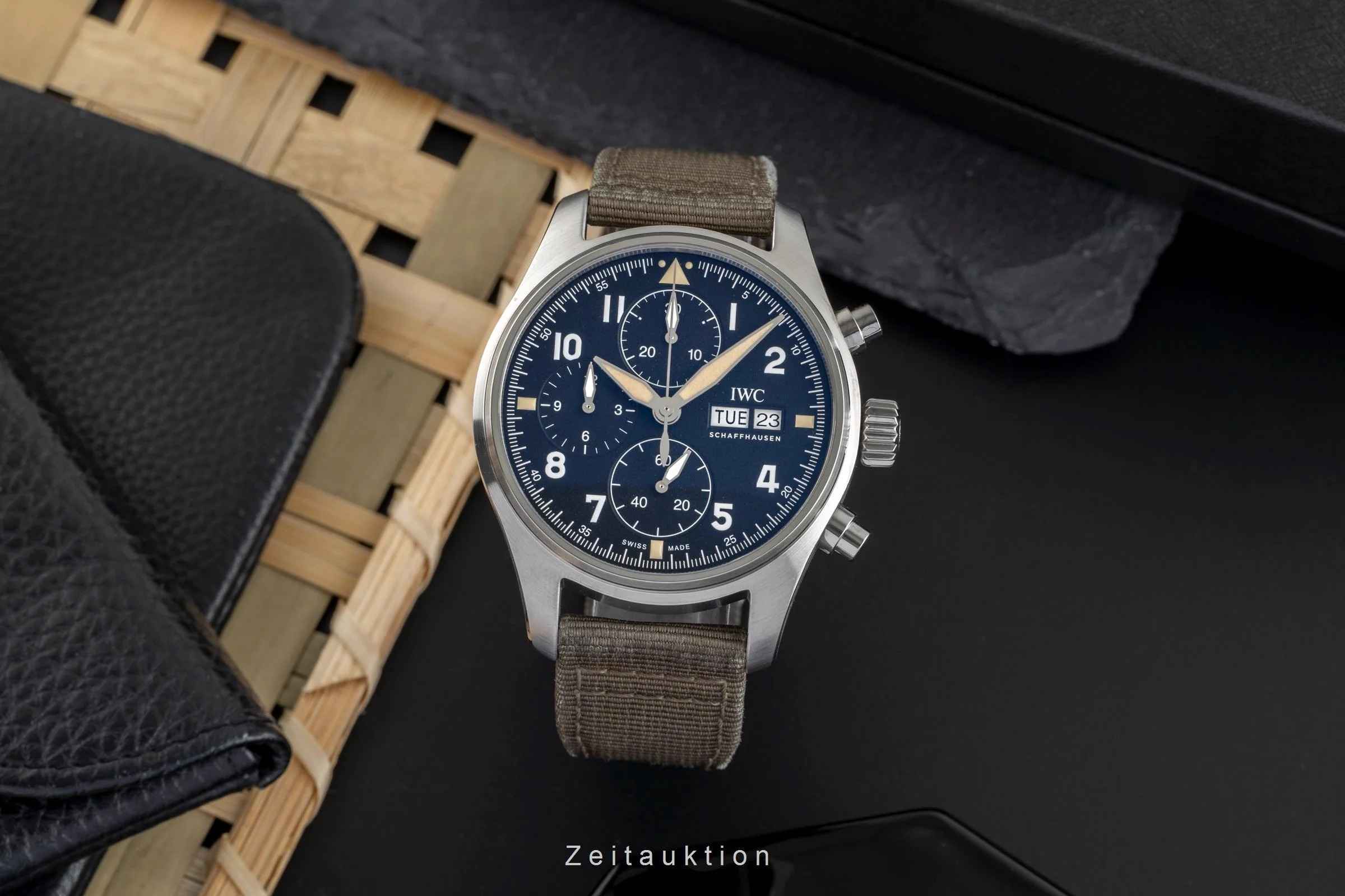 IWC Fliegerchronograph chronograph steel automatic men's watch IW387901 LP: 7300EUR  [2504136] - Image 4