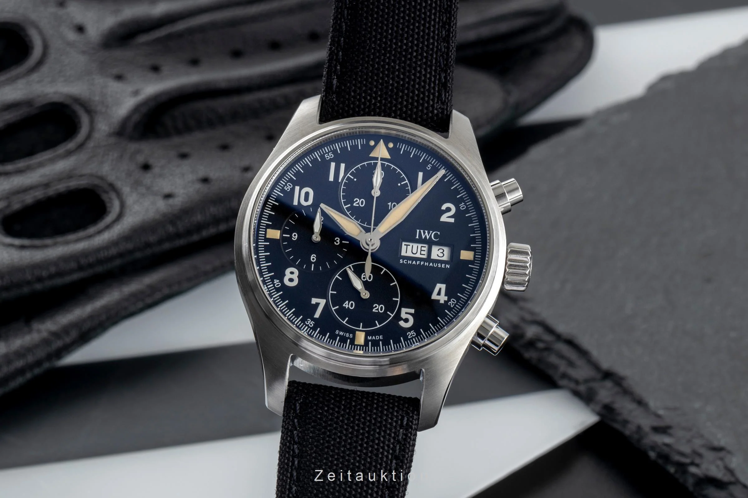 IWC Fliegerchronograph chronograph steel automatic men's watch IW387903 LP: 8500EUR  [2502299] - Image 2
