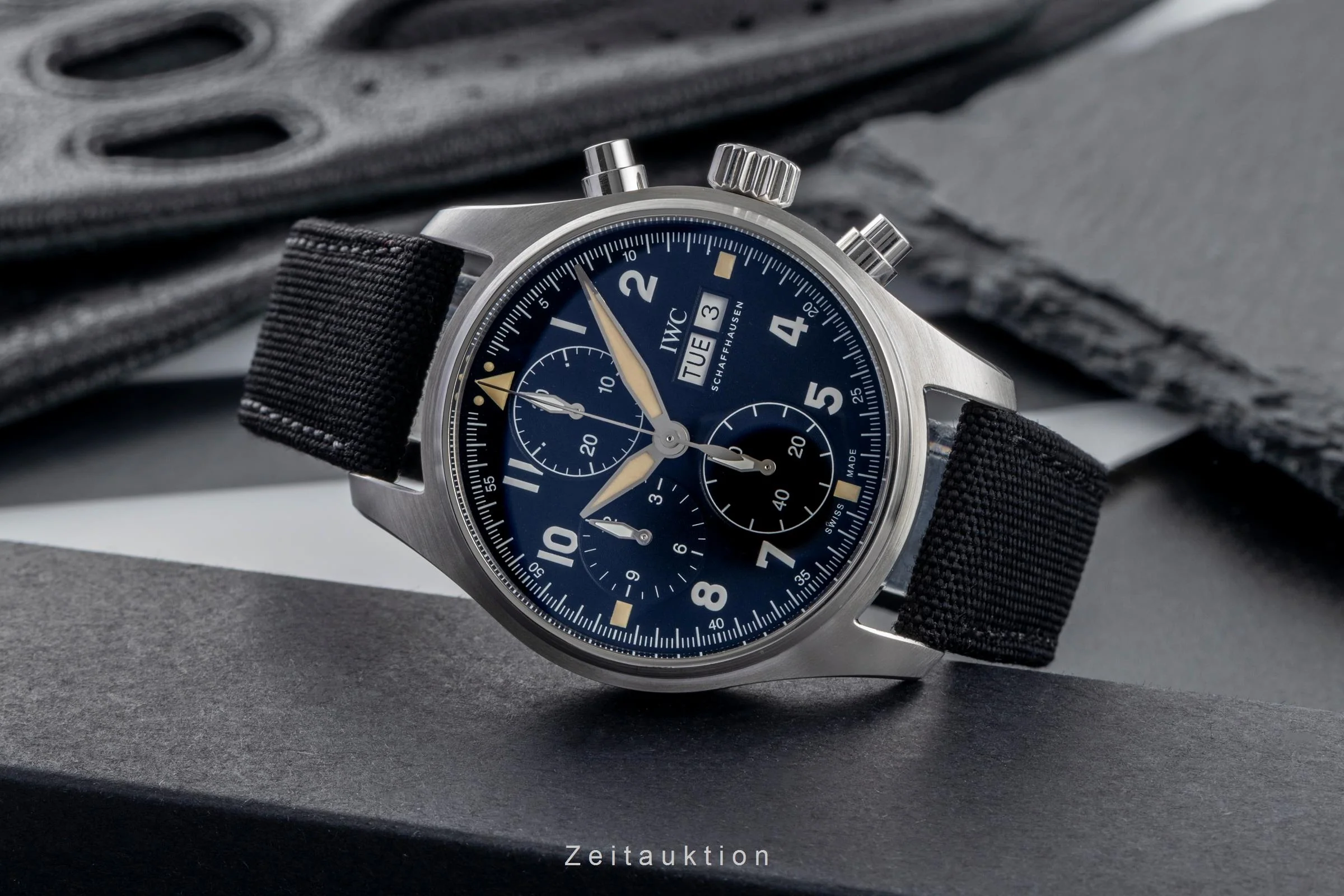 IWC Fliegerchronograph chronograph steel automatic men's watch IW387903 LP: 8500EUR  [2502299] - Image 3