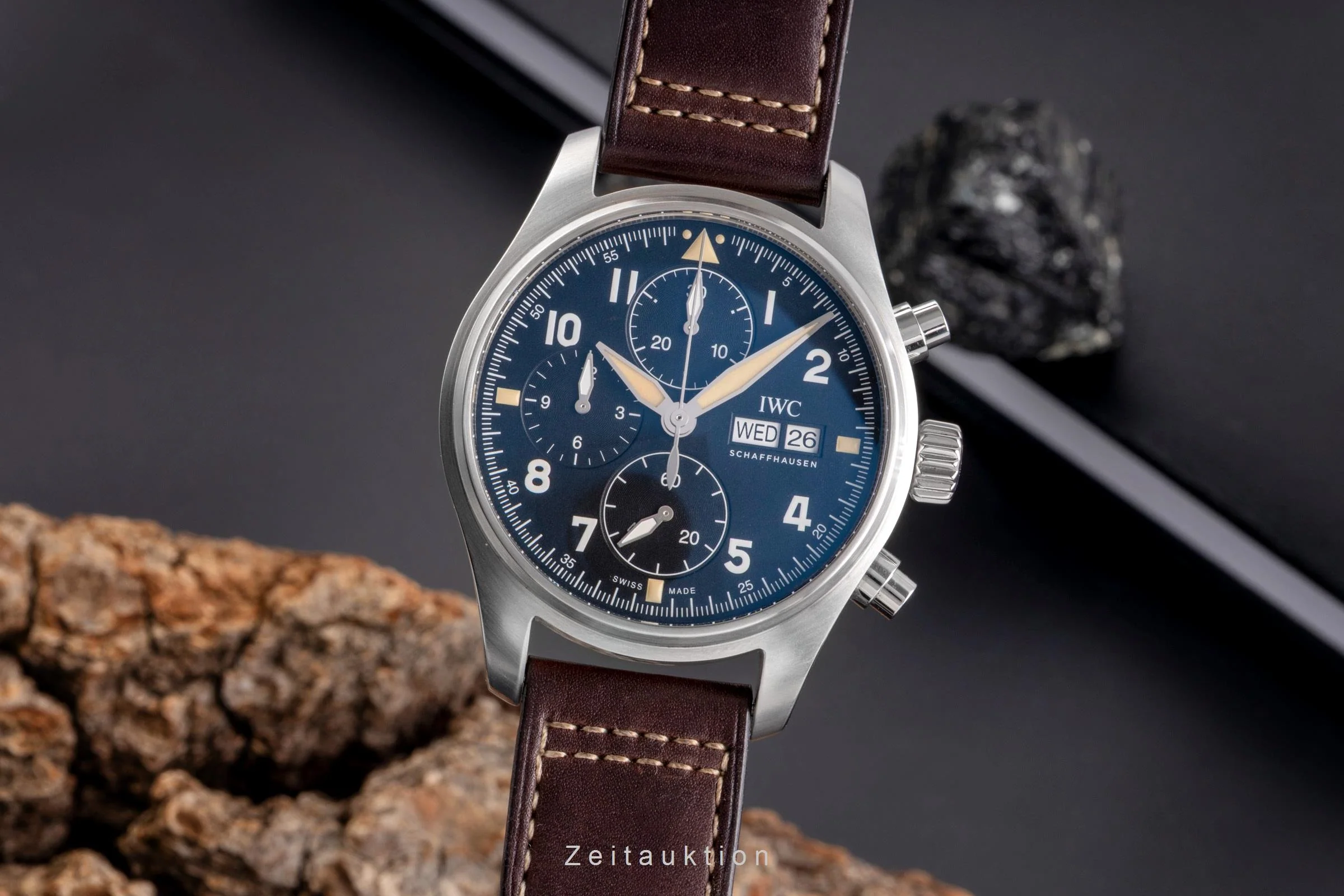 IWC Fliegerchronograph chronograph steel automatic men's watch IW387903 LP: 7700EUR  [2505414] - Image 2