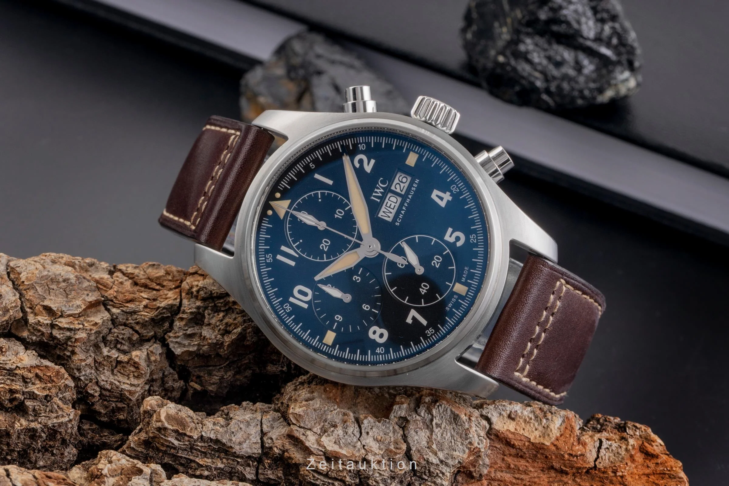 IWC Fliegerchronograph chronograph steel automatic men's watch IW387903 LP: 7700EUR  [2505414] - Image 3