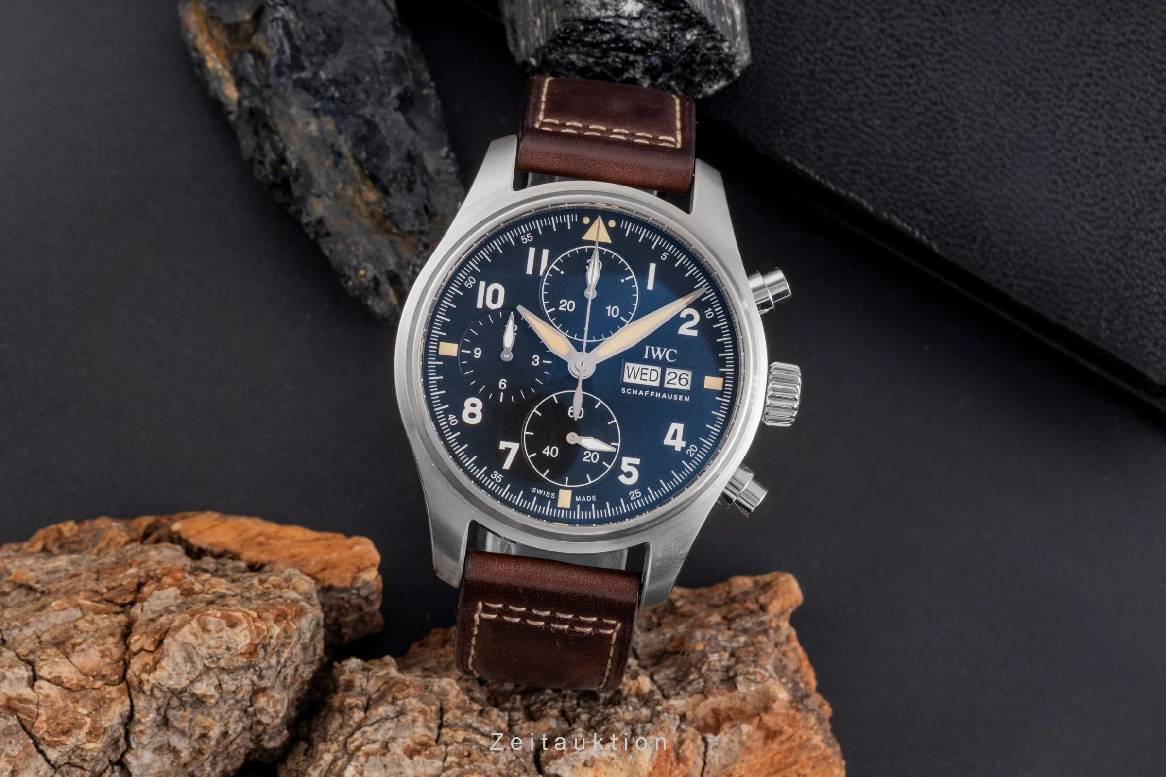 IWC Fliegerchronograph chronograph steel automatic men's watch IW387903 LP: 7700EUR  [2505414] - Image 4