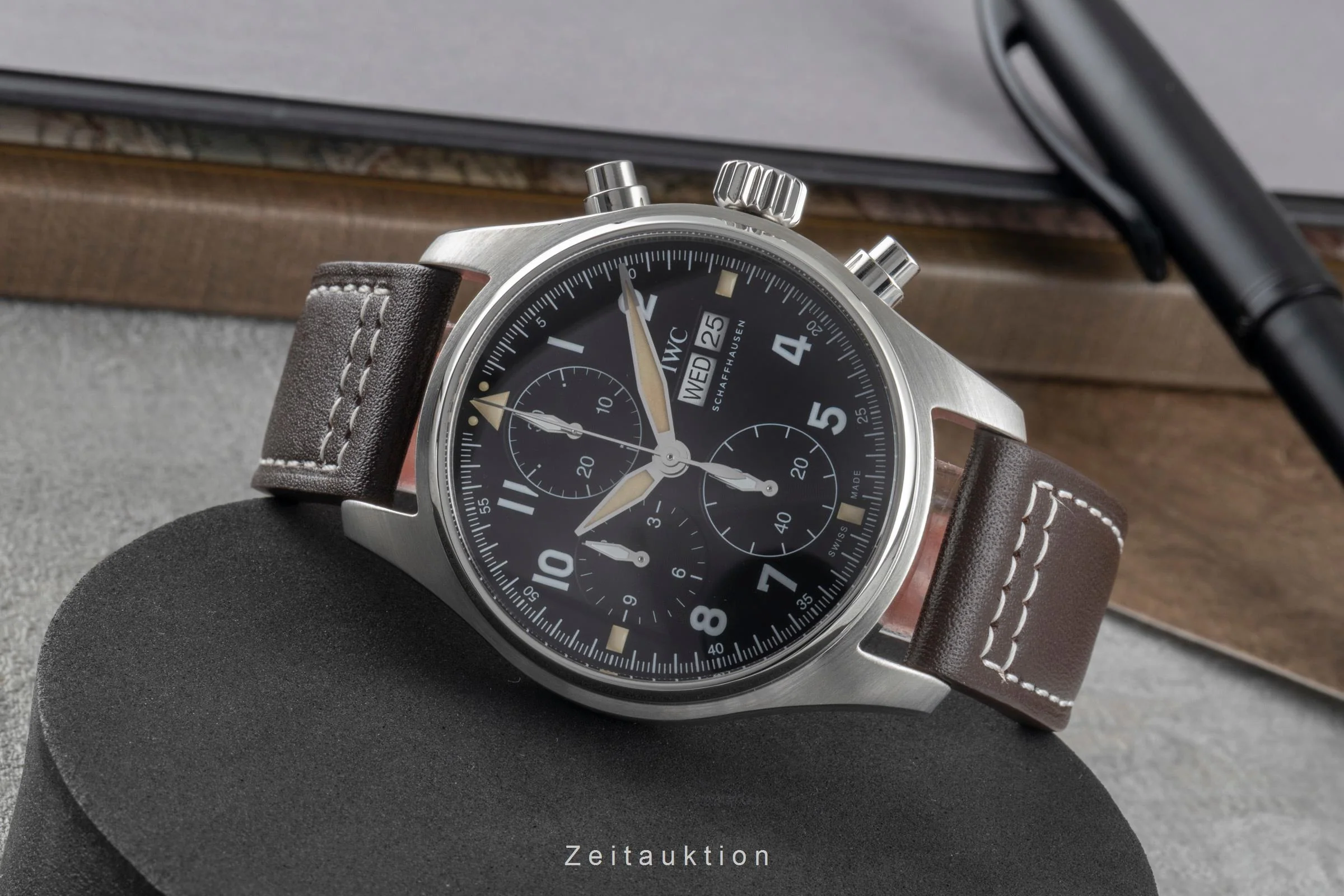 IWC Fliegerchronograph chronograph steel automatic men's watch IW387903 LP: 7700EUR  [2505745] - Image 3