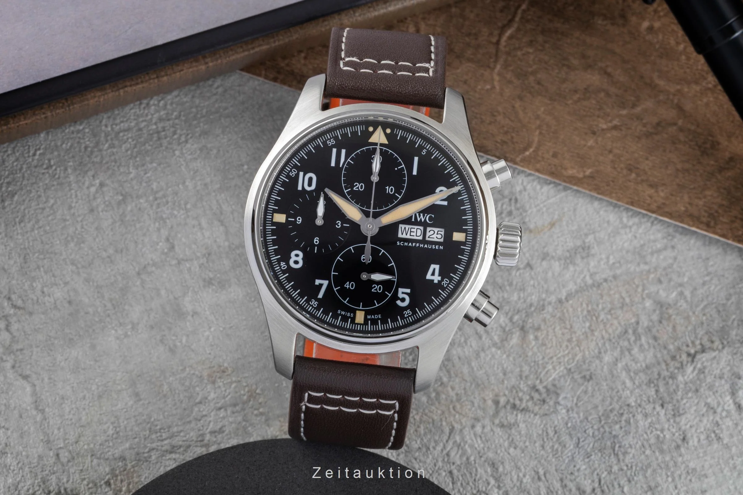 IWC Fliegerchronograph chronograph steel automatic men's watch IW387903 LP: 7700EUR  [2505745] - Image 4
