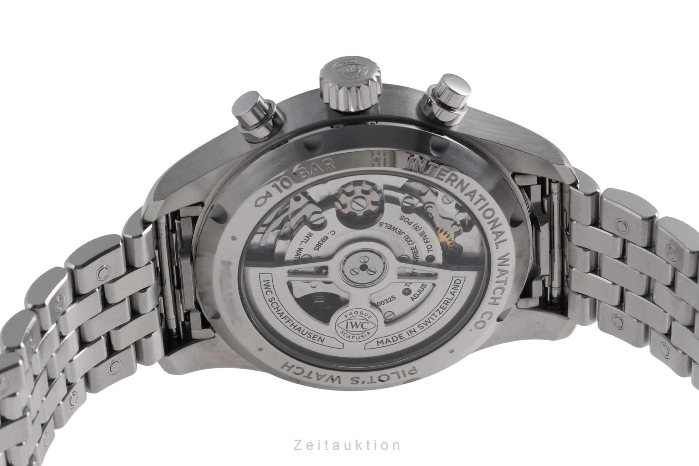 IWC Fliegerchronograph chronograph steel automatic men's watch IW388102 LP: 8600EUR  [2501685] - Image 10