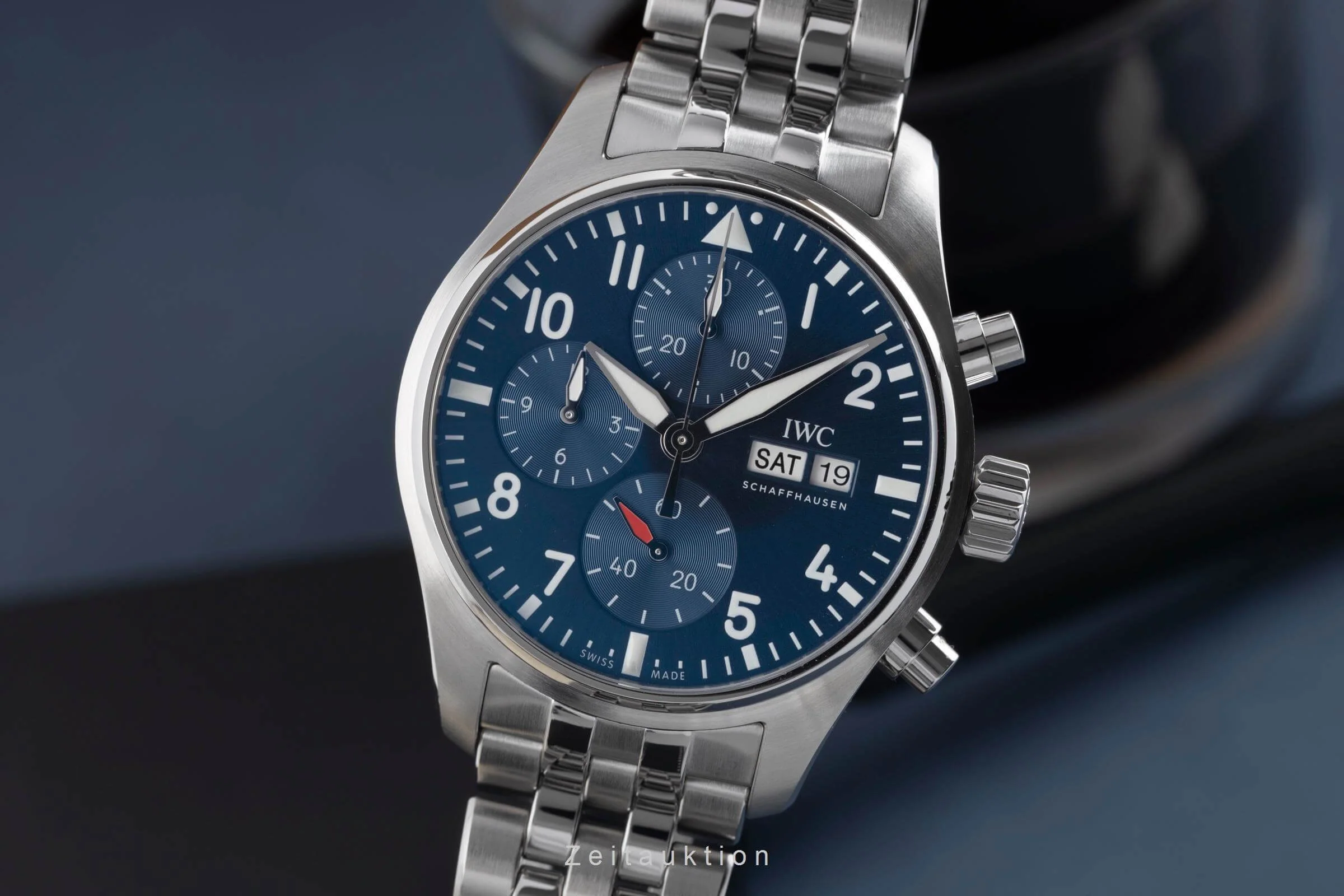 IWC Fliegerchronograph chronograph steel automatic men's watch IW388102 LP: 8600EUR  [2501685] - Image 2