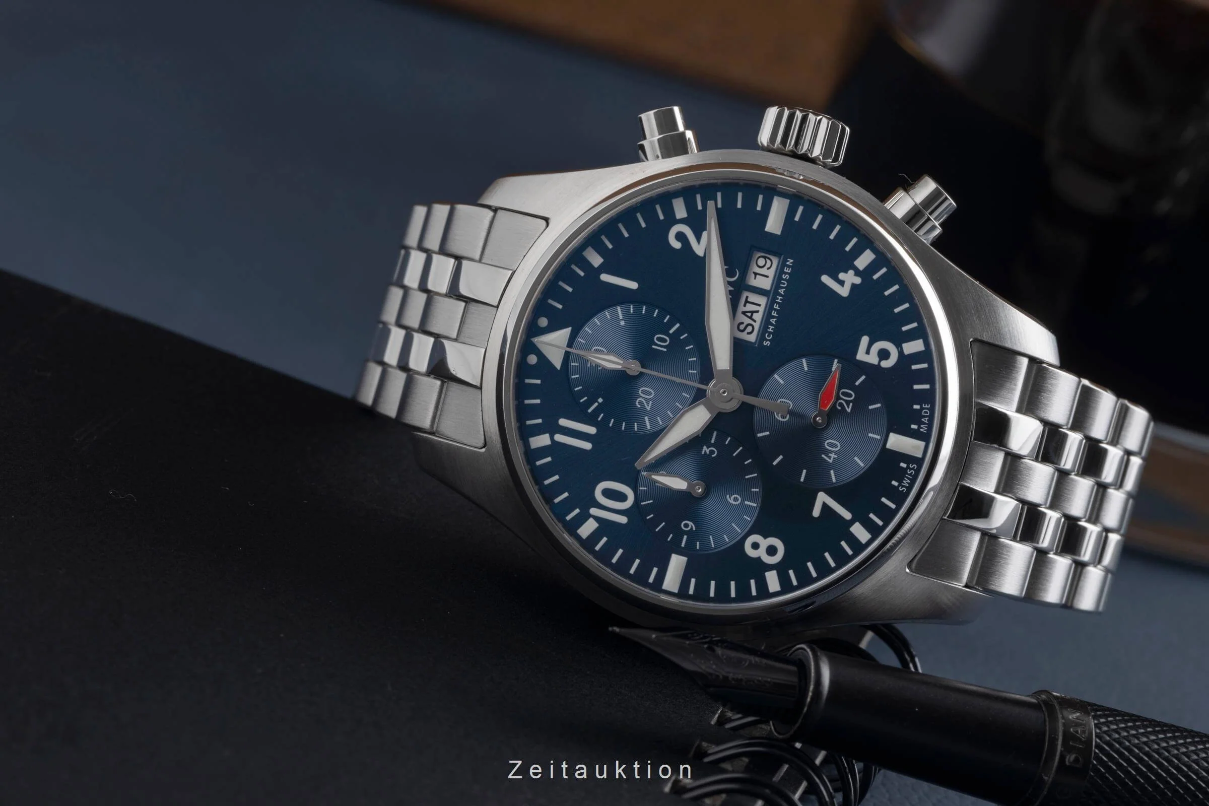 IWC Fliegerchronograph chronograph steel automatic men's watch IW388102 LP: 8600EUR  [2501685] - Image 3