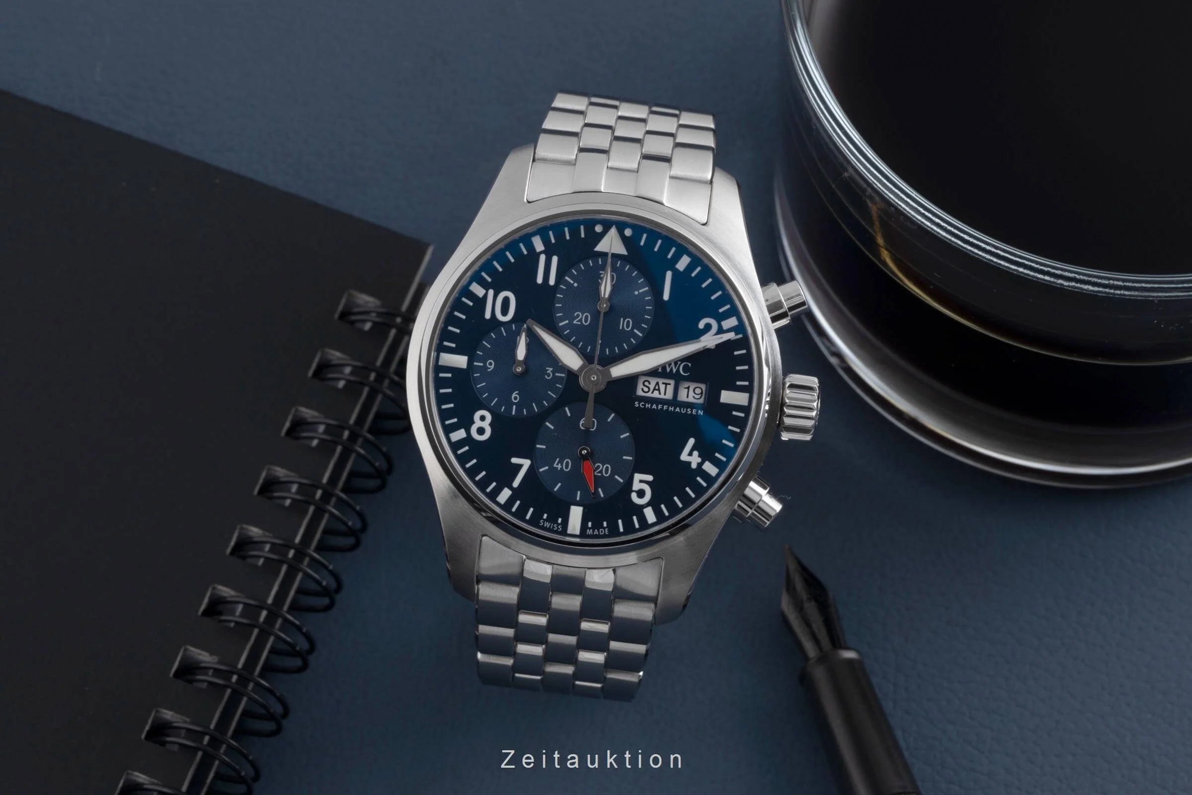 IWC Fliegerchronograph chronograph steel automatic men's watch IW388102 LP: 8600EUR  [2501685] - Image 4