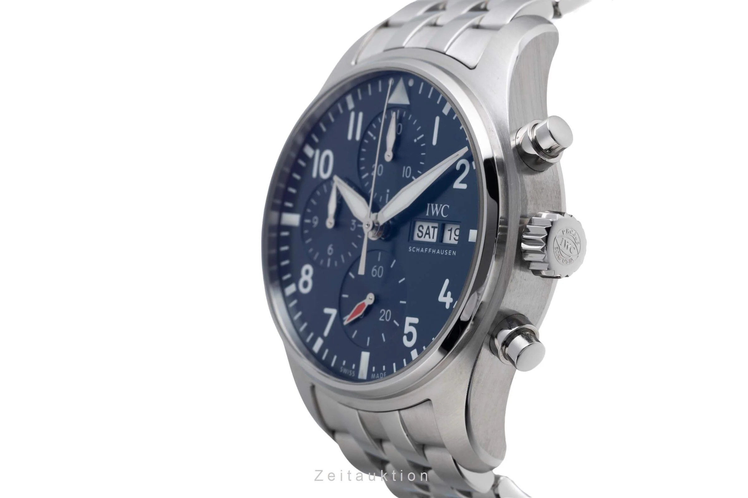 IWC Fliegerchronograph chronograph steel automatic men's watch IW388102 LP: 8600EUR  [2501685] - Image 7