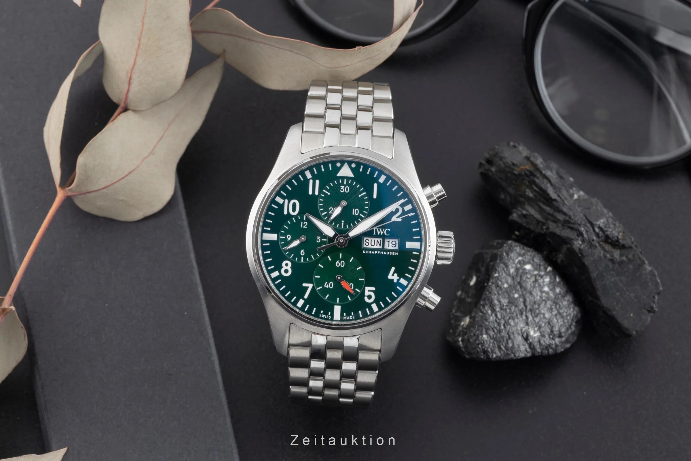 IWC Fliegerchronograph chronograph steel automatic men's watch IW388104 LP: 9300EUR  [2504933] - Image 4