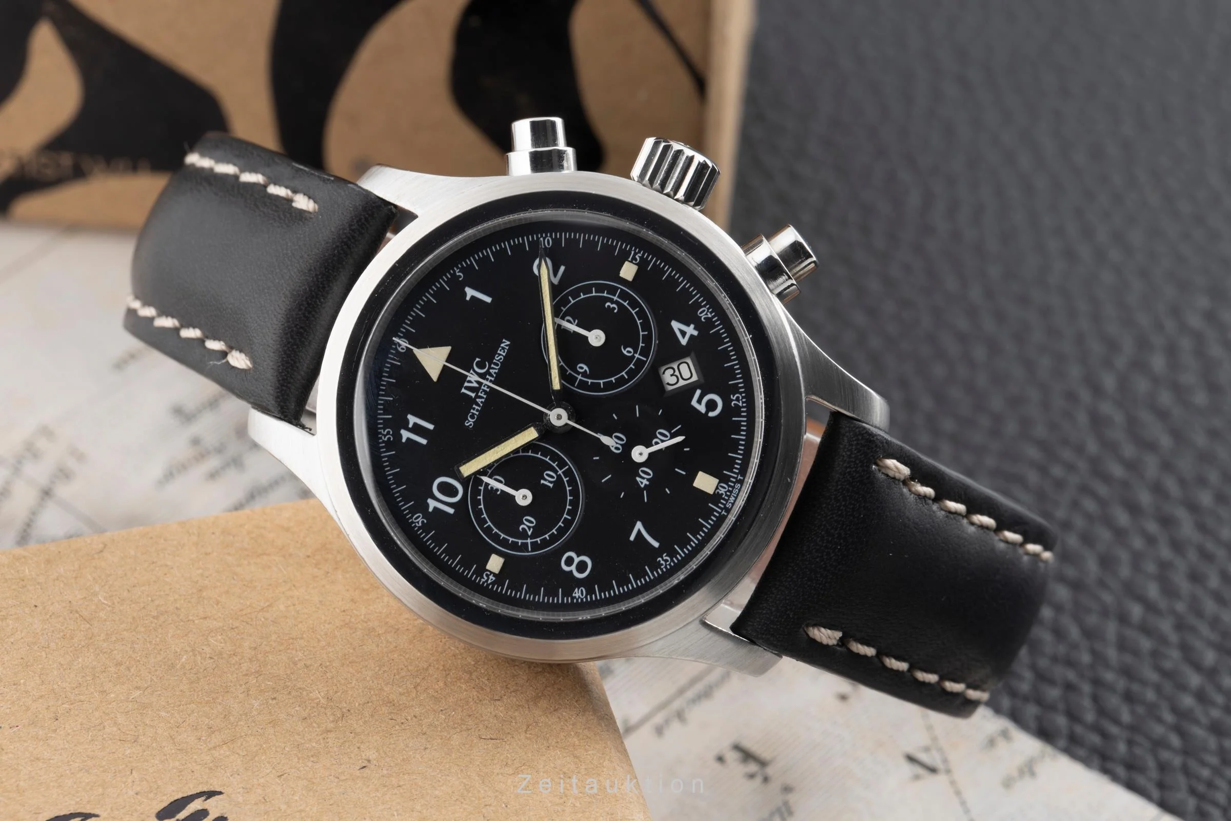 IWC Fliegerchronograph chronograph steel quartz men's watch IW374101  [2505844] - Image 3