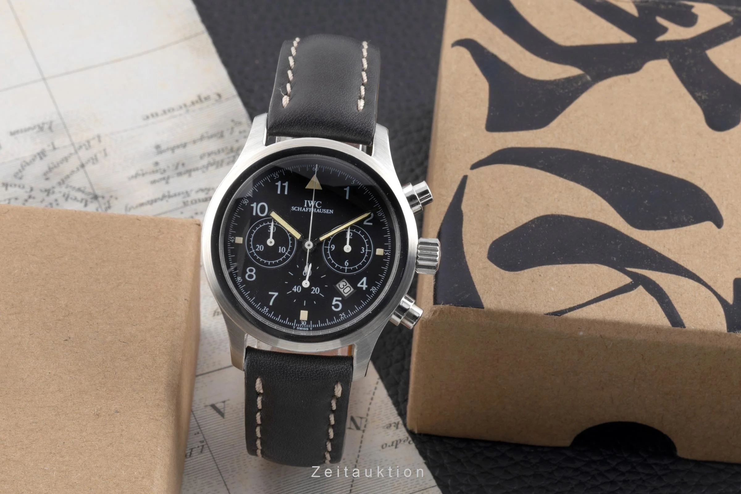 IWC Fliegerchronograph chronograph steel quartz men's watch IW374101  [2505844] - Image 4