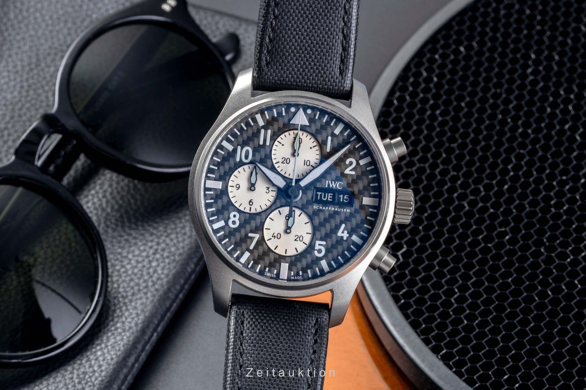 IWC Fliegerchronograph chronograph titanium automatic men's watch IW377903 LP: 9000EUR  [2501874] - Image 2