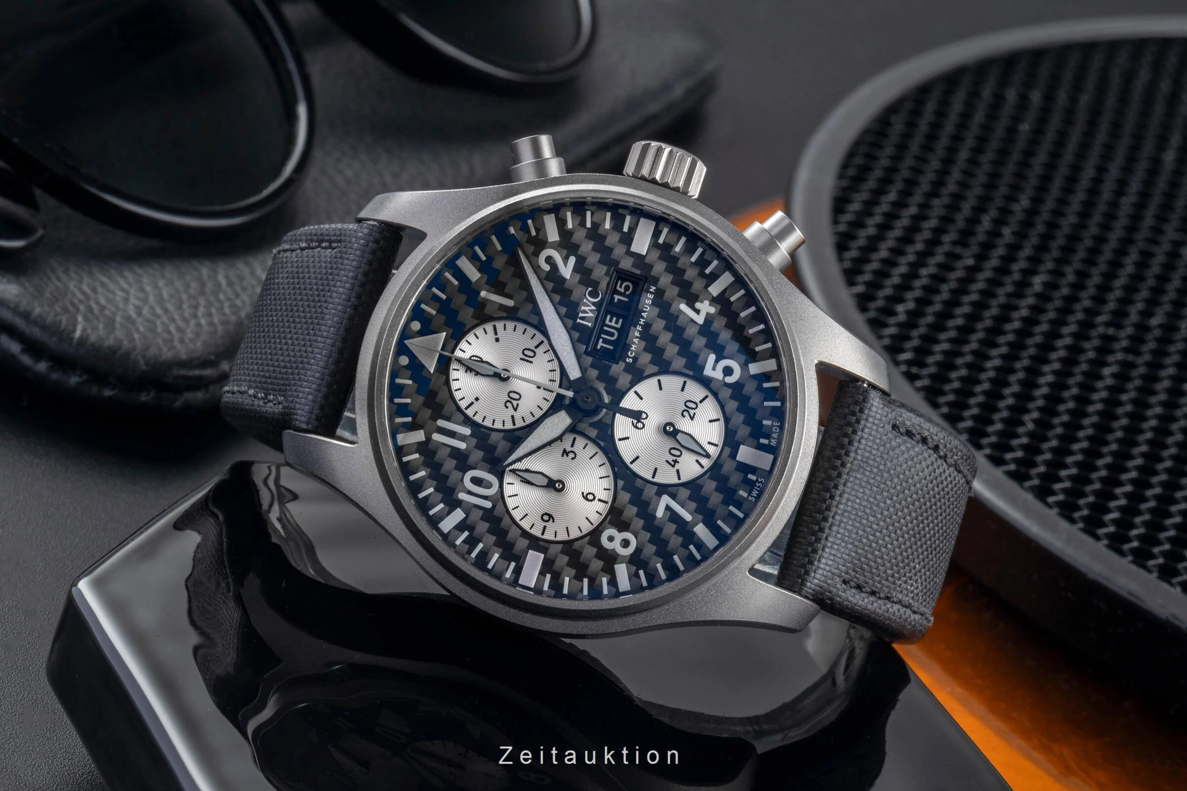 IWC Fliegerchronograph chronograph titanium automatic men's watch IW377903 LP: 9000EUR  [2501874] - Image 3
