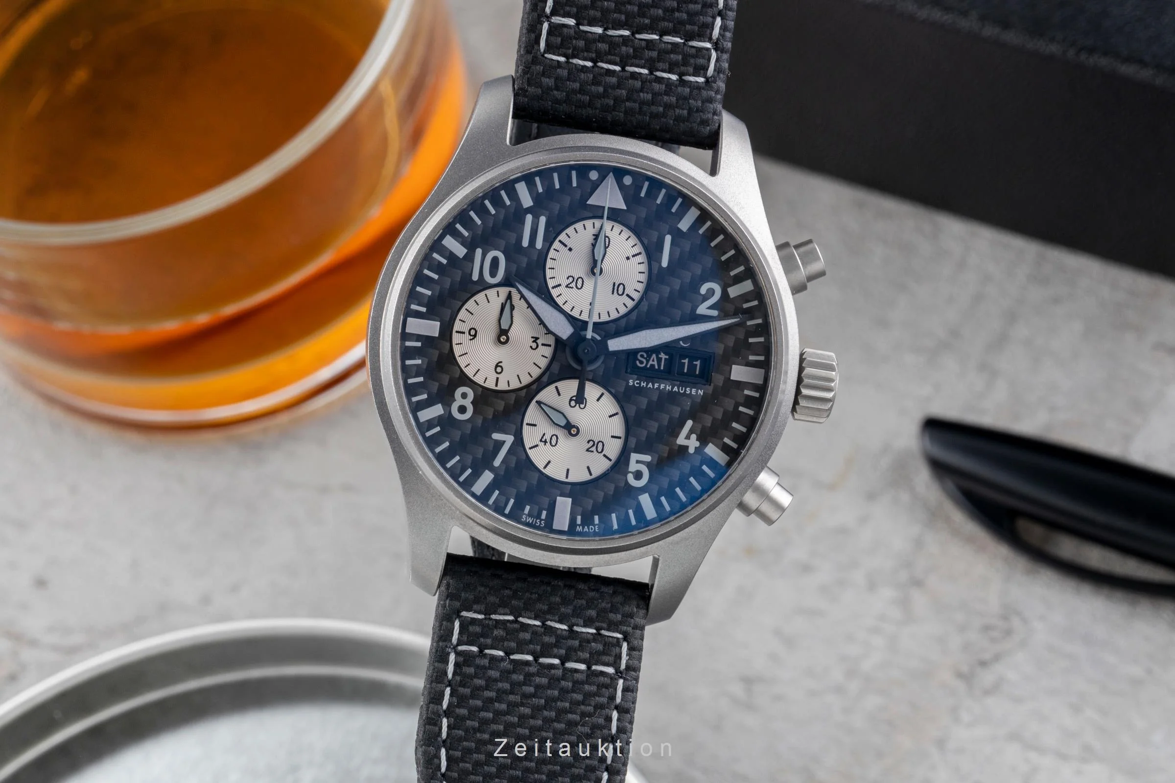 IWC Fliegerchronograph chronograph titanium automatic men's watch IW377903  [2506522] - Image 2