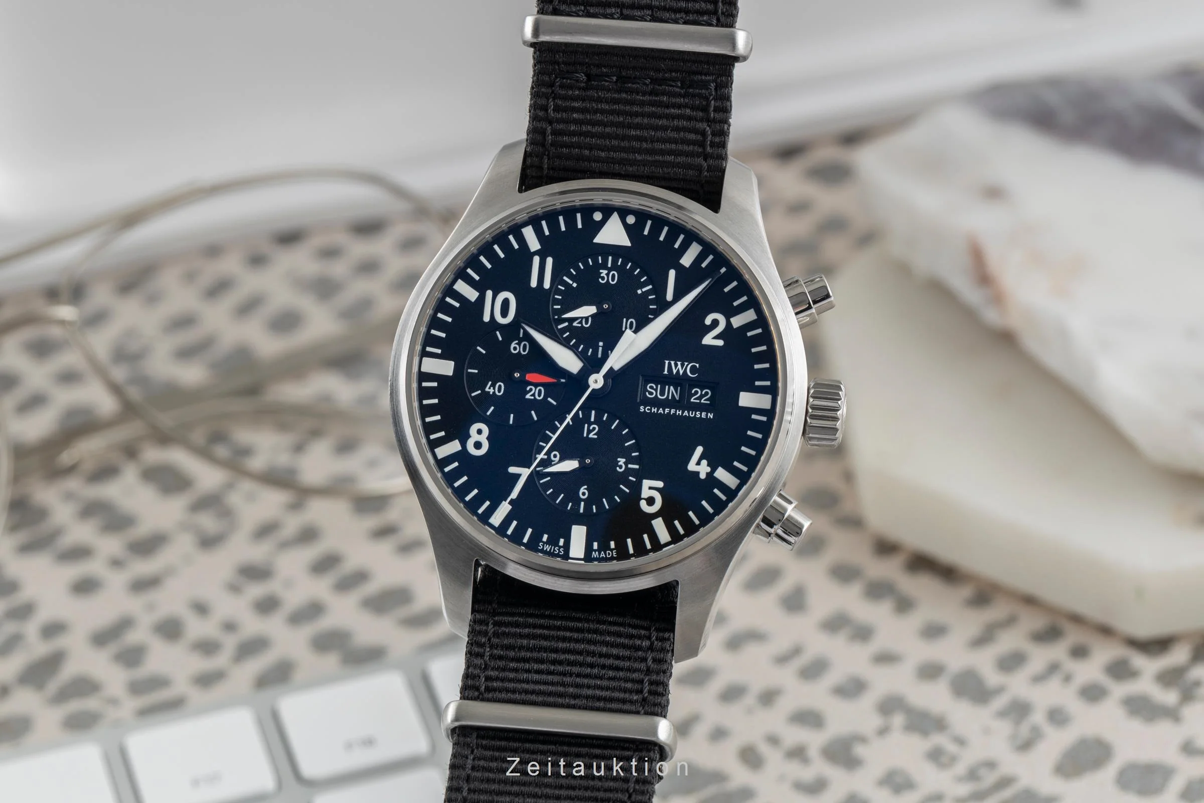 IWC Fliegerchronograph steel automatic men's watch IW377709 LP: 7300EUR  [2502782] - Image 2