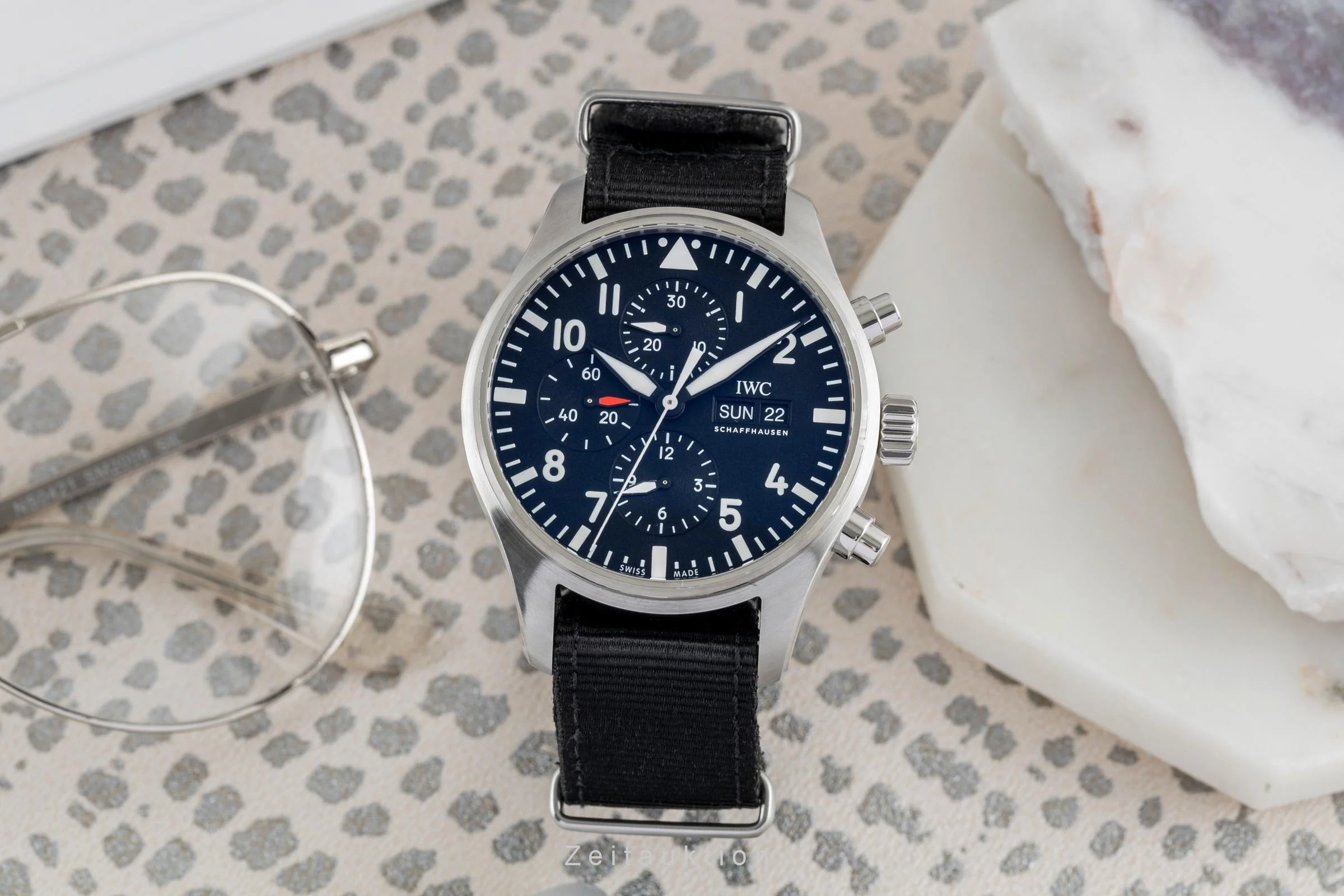 IWC Fliegerchronograph steel automatic men's watch IW377709 LP: 7300EUR  [2502782] - Image 4