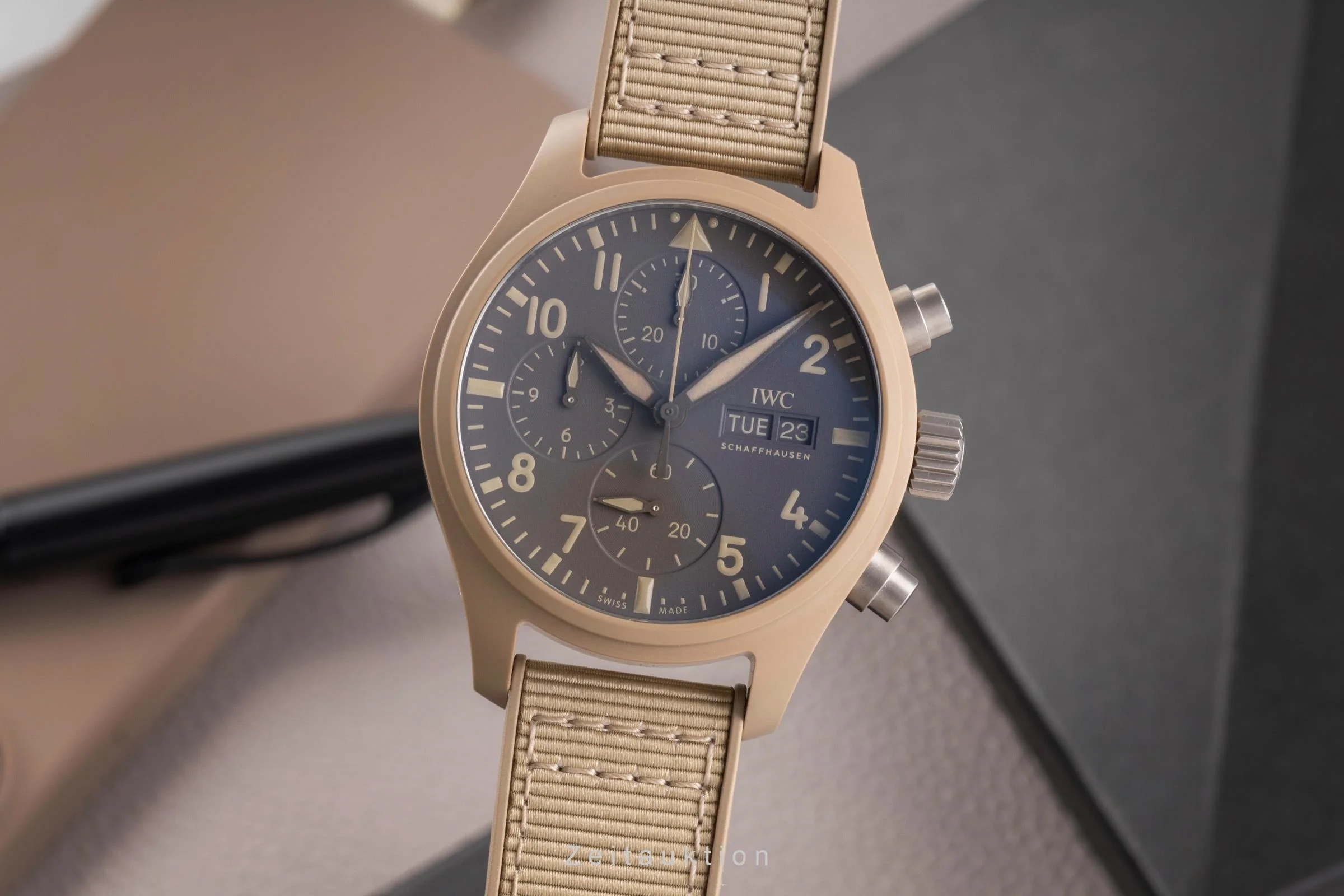 IWC Fliegeruhr chronograph ceramic / titanium automatic men's watch IW389402 LP: 12700EUR  [2505411] - Image 2