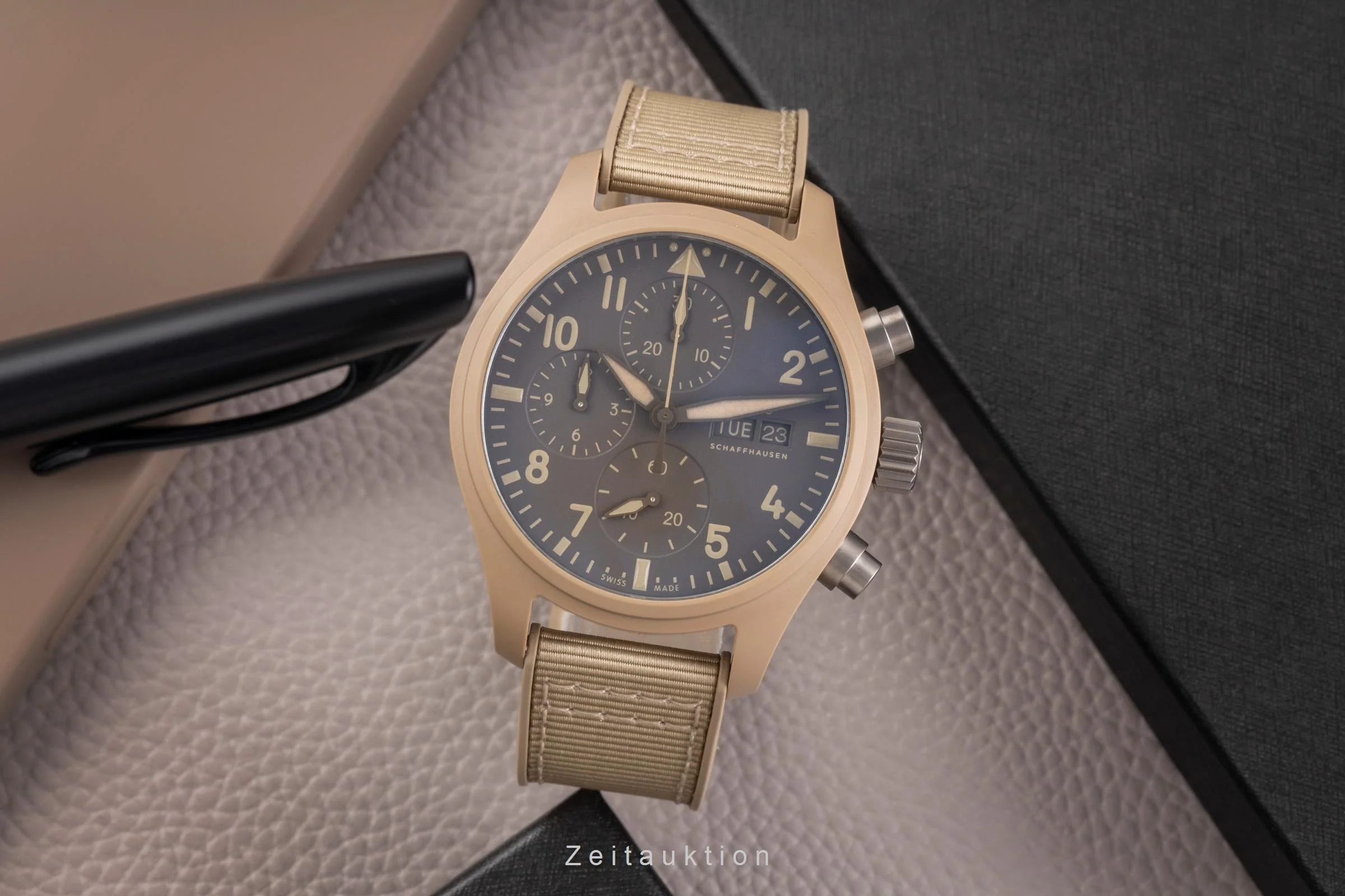 IWC Fliegeruhr chronograph ceramic / titanium automatic men's watch IW389402 LP: 12700EUR  [2505411] - Image 4