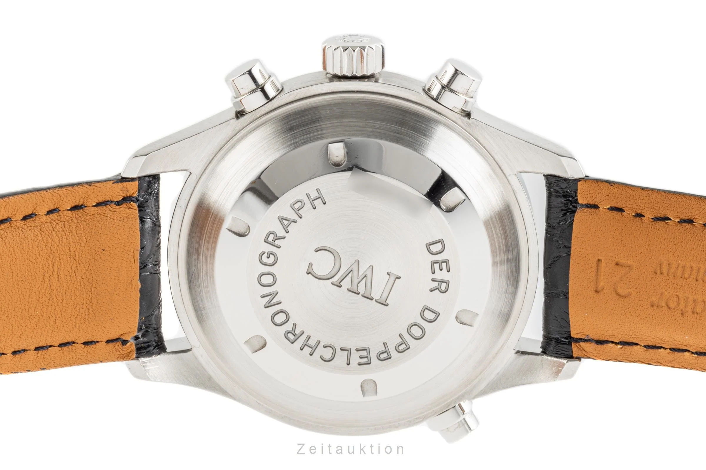 IWC Fliegeruhr chronograph steel automatic men's watch 3713 LP: 8300EUR  [2301989] - Image 10