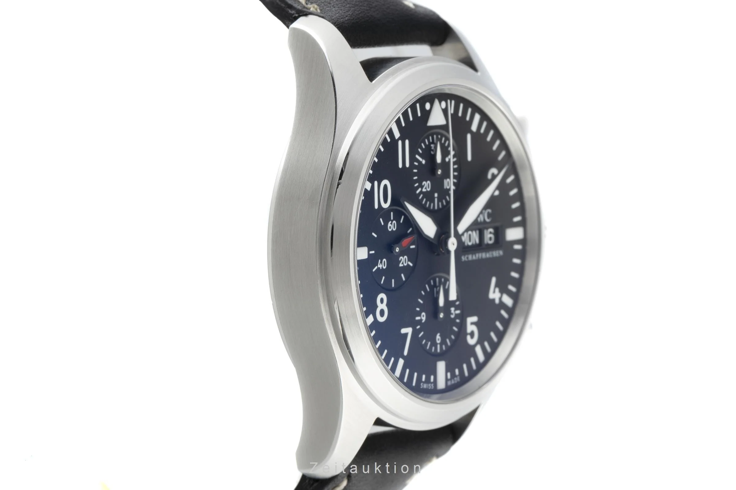 IWC Fliegeruhr chronograph steel automatic men's watch IW3717 LP: 6250EUR  [2203674] - Image 7
