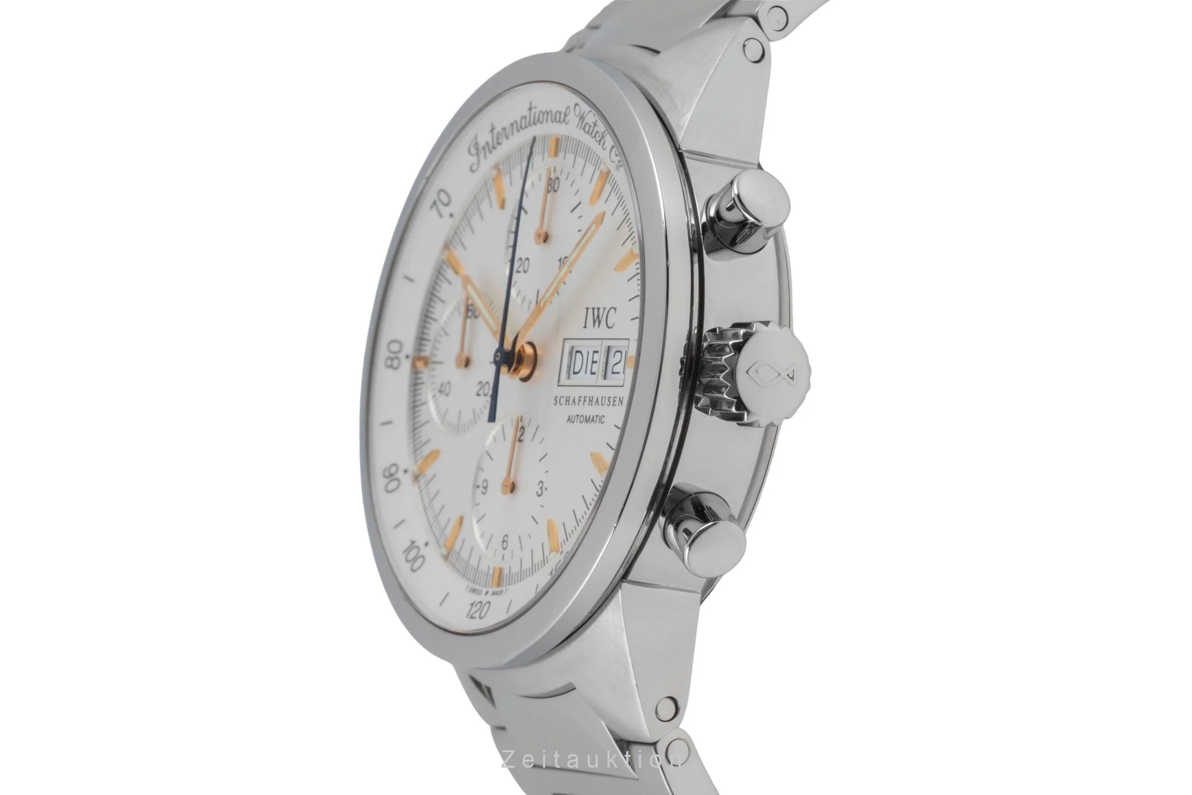 IWC GST chronograph steel automatic men's watch IW370711  [2502259] - Image 7