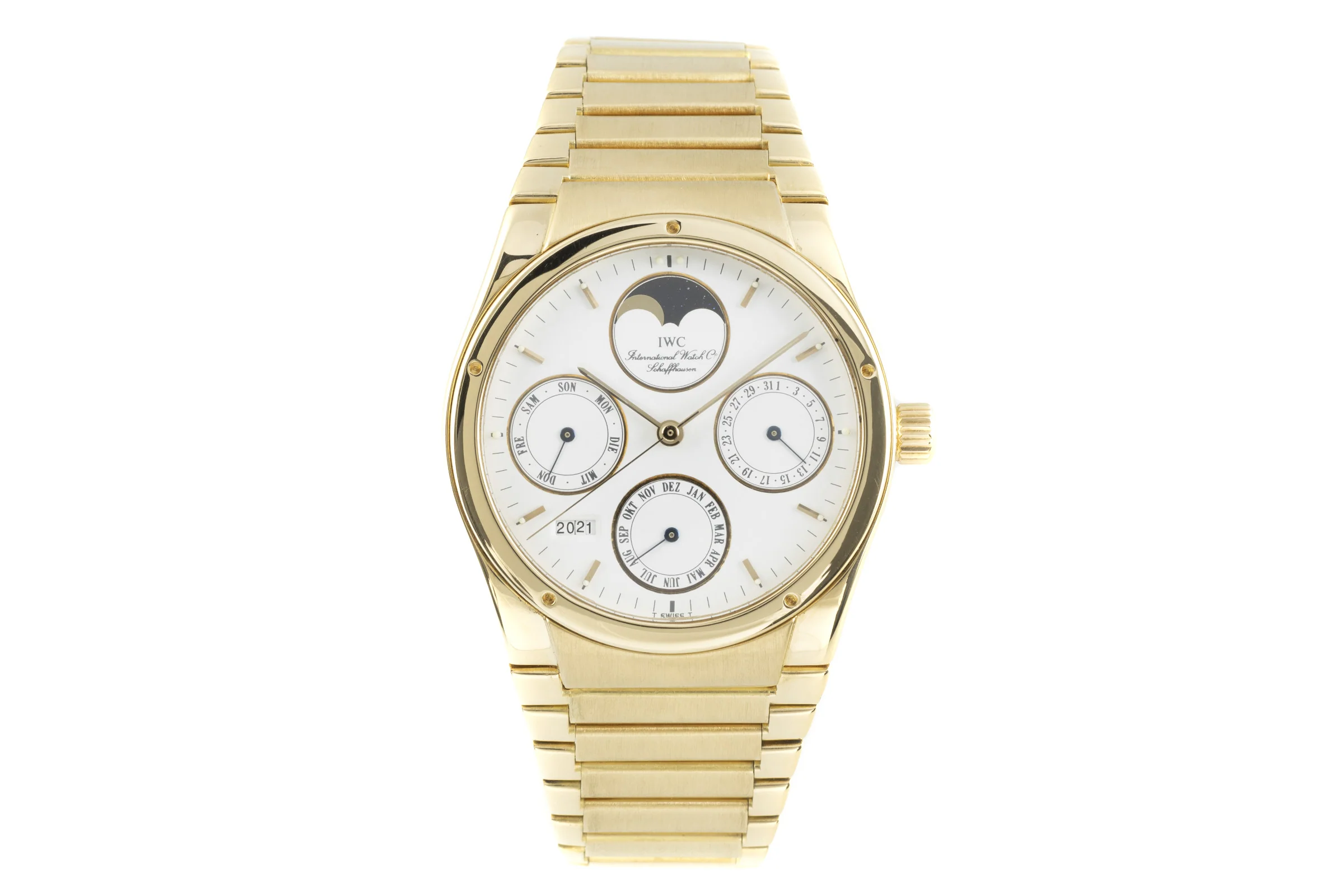 IWC Ingenieur 18 ct gold automatic men's watch 9240 LP: 49200EUR  [2108492] - Image 4