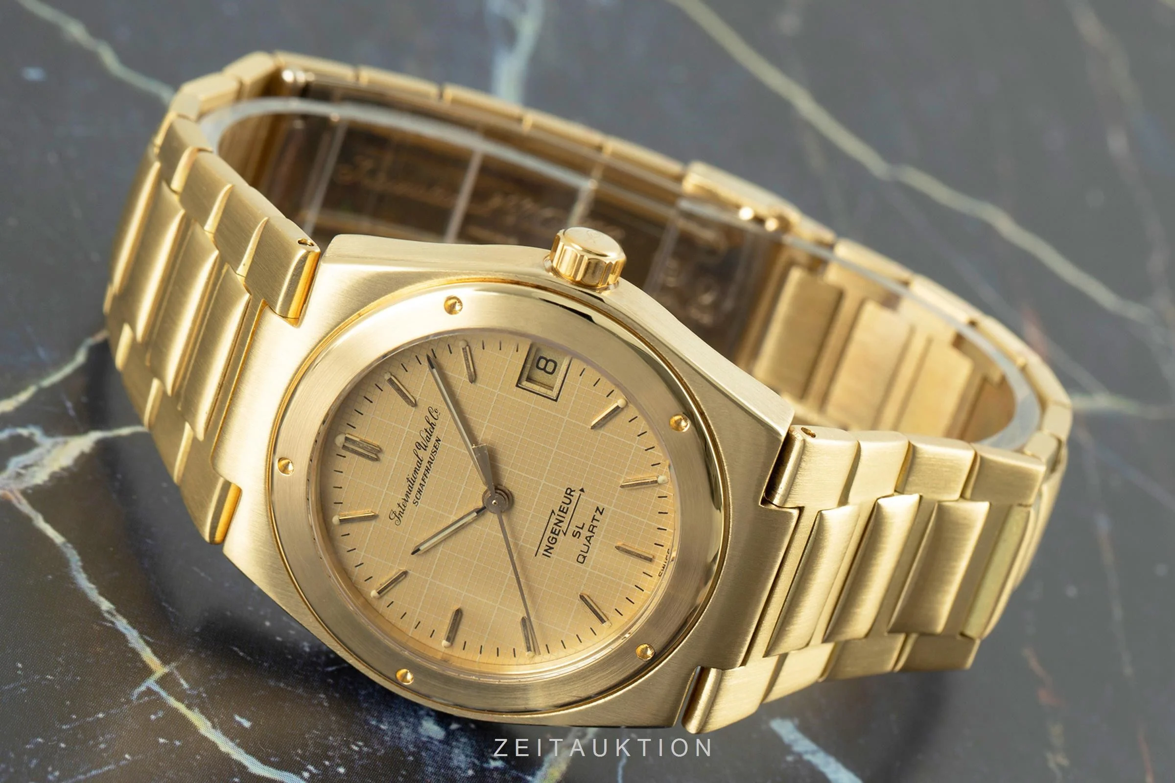 IWC Ingenieur 18 ct gold quartz men's watch 9703  [2105676] - Image 3