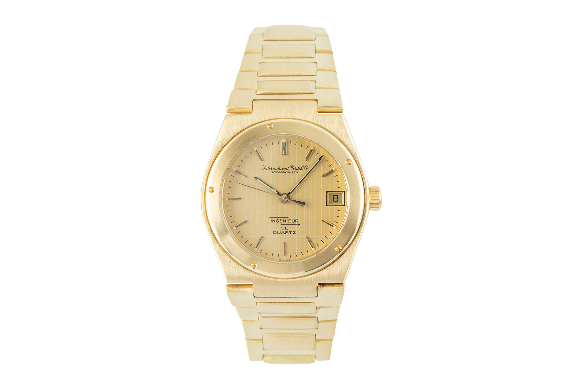 IWC Ingenieur 18 ct gold quartz men's watch 9703  [2105676] - Image 4