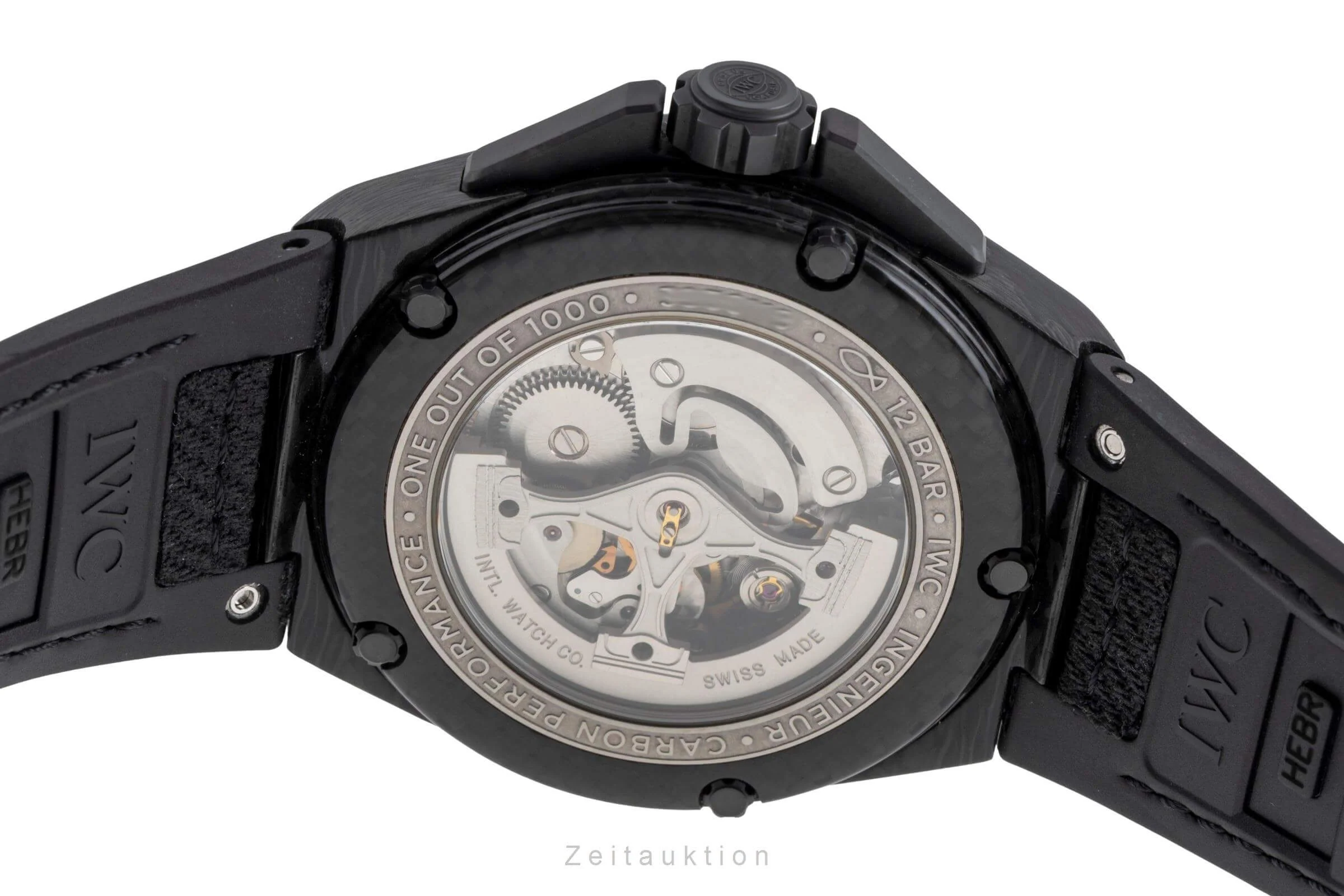 IWC Ingenieur carbon automatic men's watch IW322404 Limited  [2502542] - Image 10