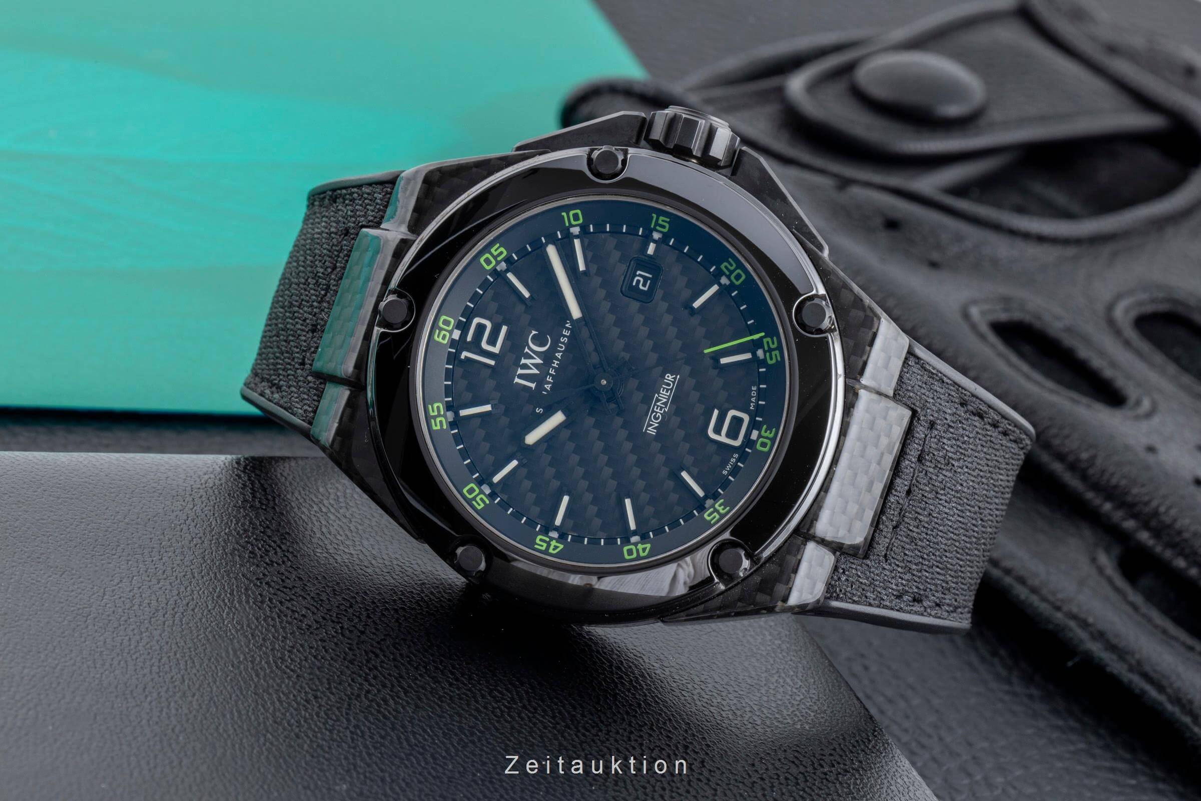 IWC Ingenieur carbon automatic men's watch IW322404 Limited  [2502542] - Image 3