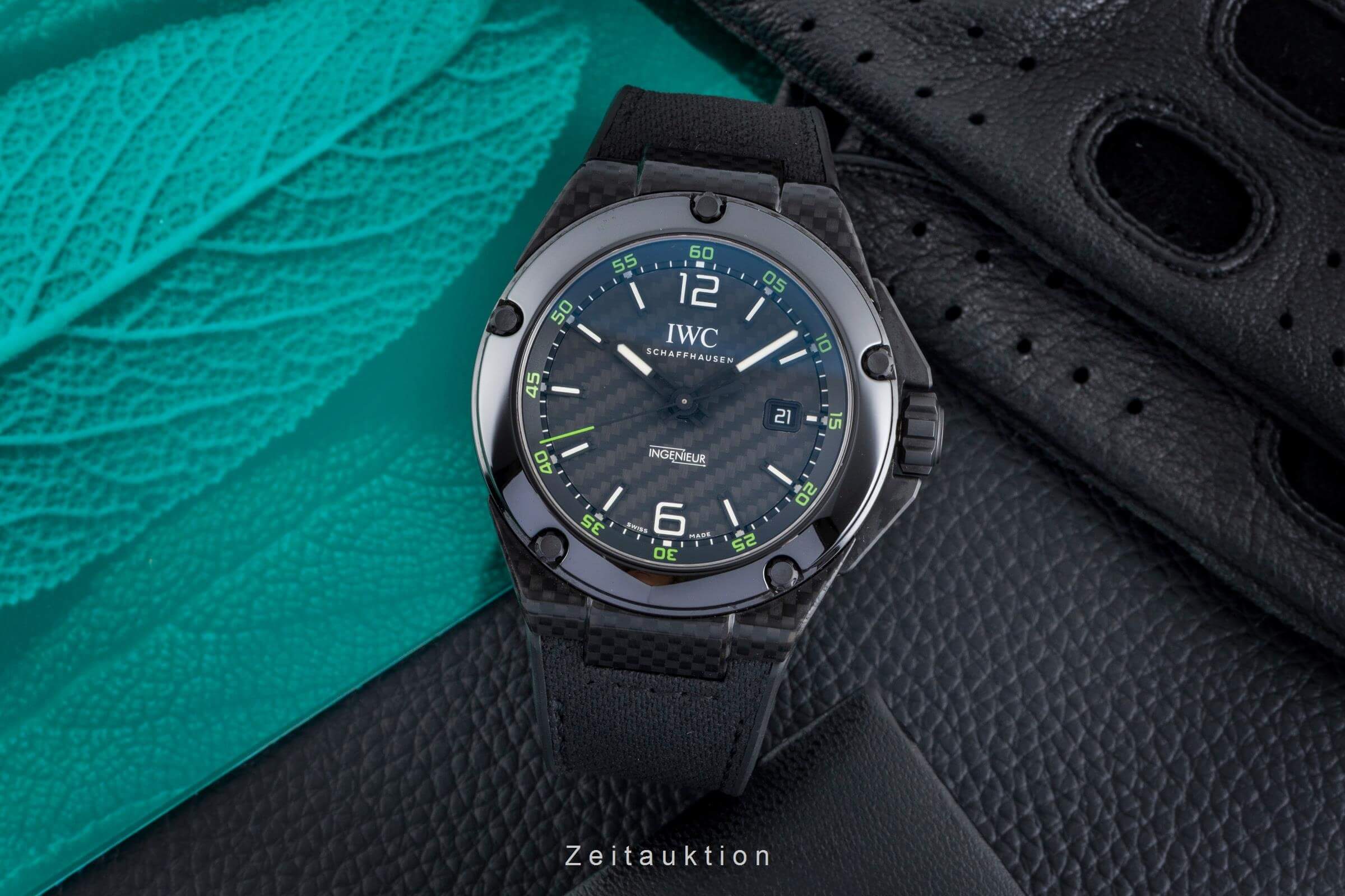 IWC Ingenieur carbon automatic men's watch IW322404 Limited  [2502542] - Image 4