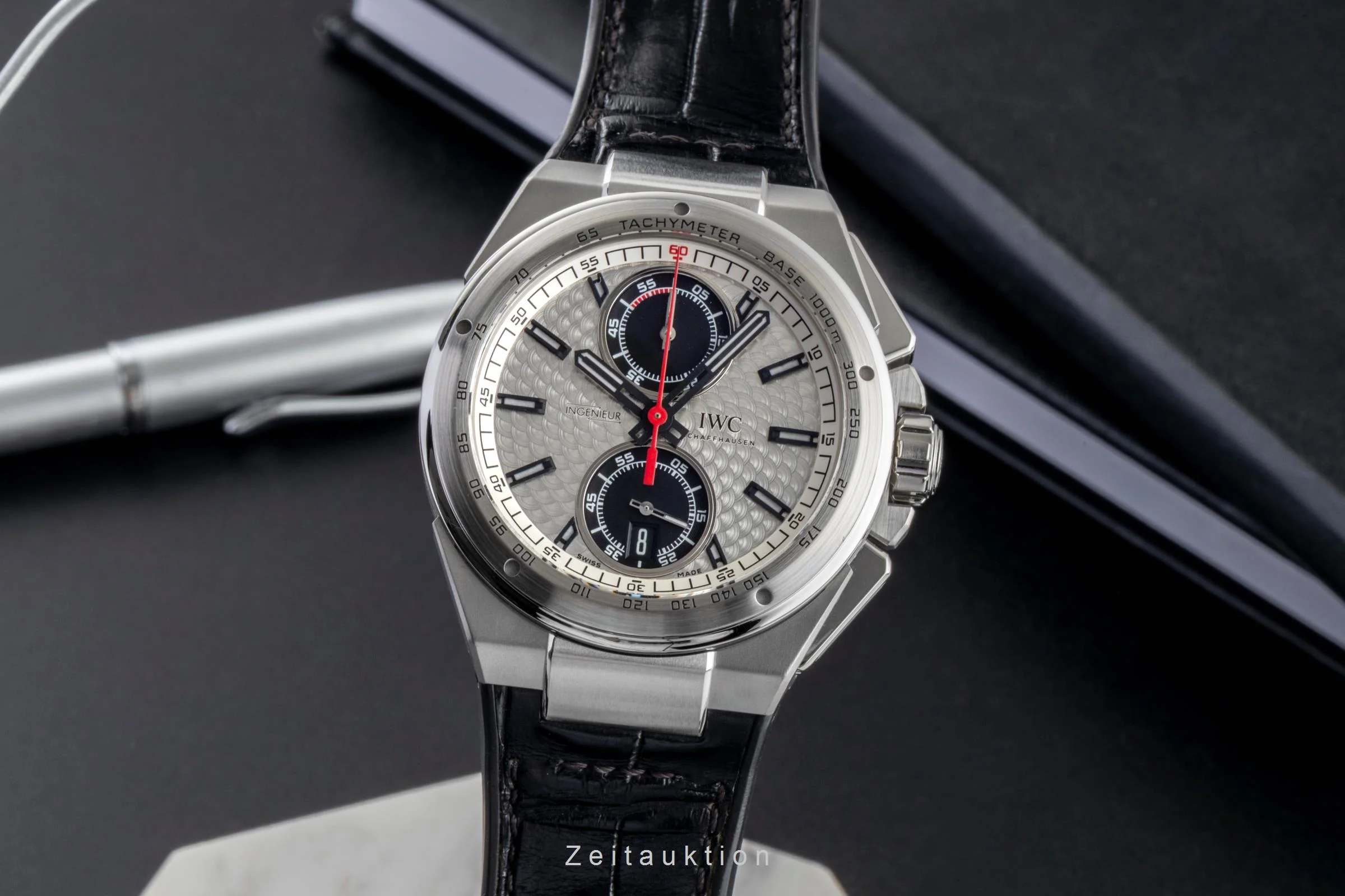 IWC Ingenieur chronograph steel automatic men's watch IW378505 Limited  [2600350] - Image 2