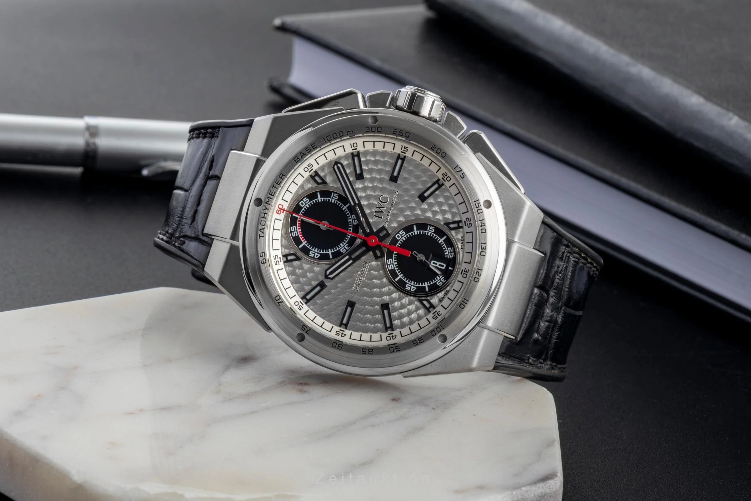 IWC Ingenieur chronograph steel automatic men's watch IW378505 Limited  [2600350] - Image 3
