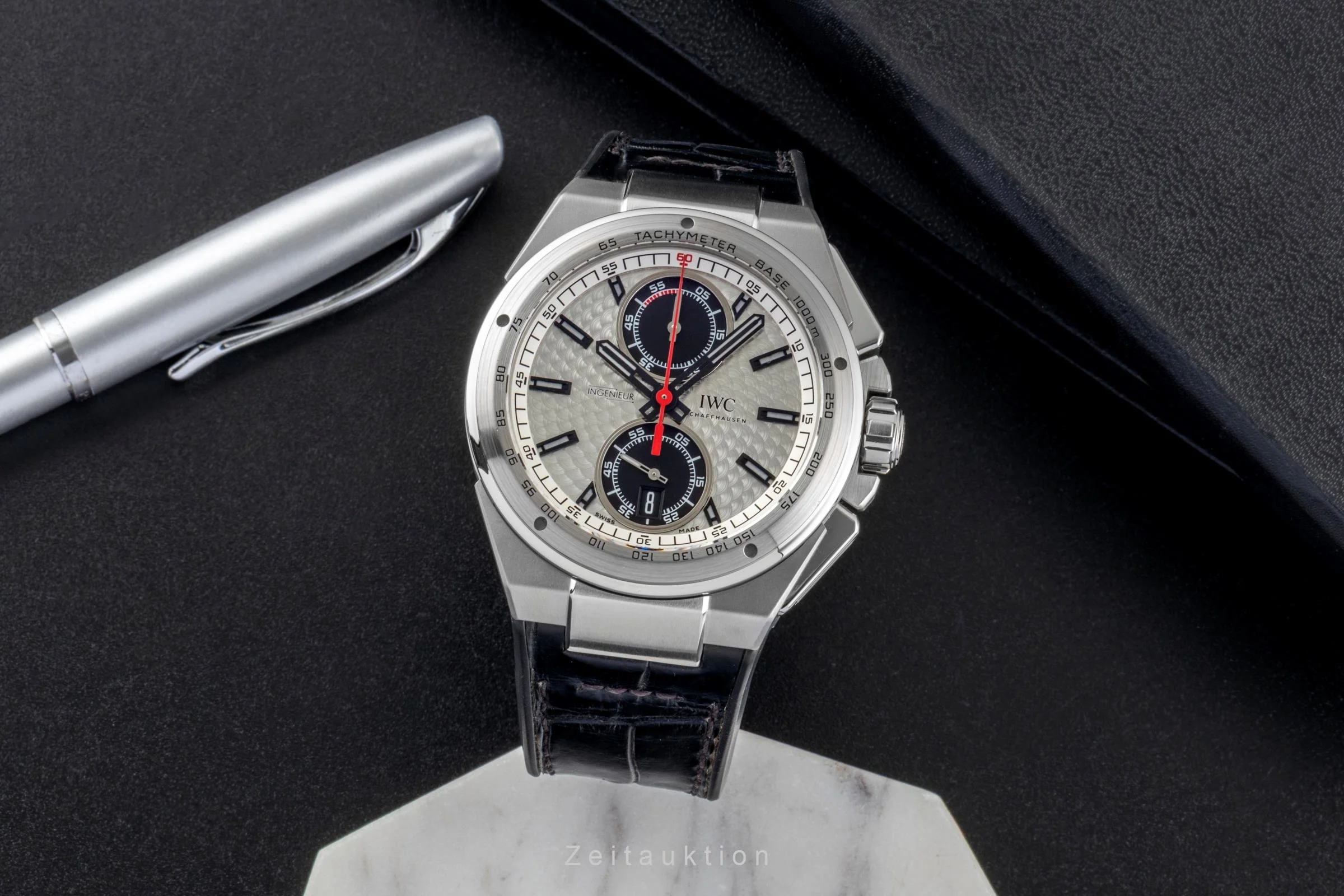 IWC Ingenieur chronograph steel automatic men's watch IW378505 Limited  [2600350] - Image 4