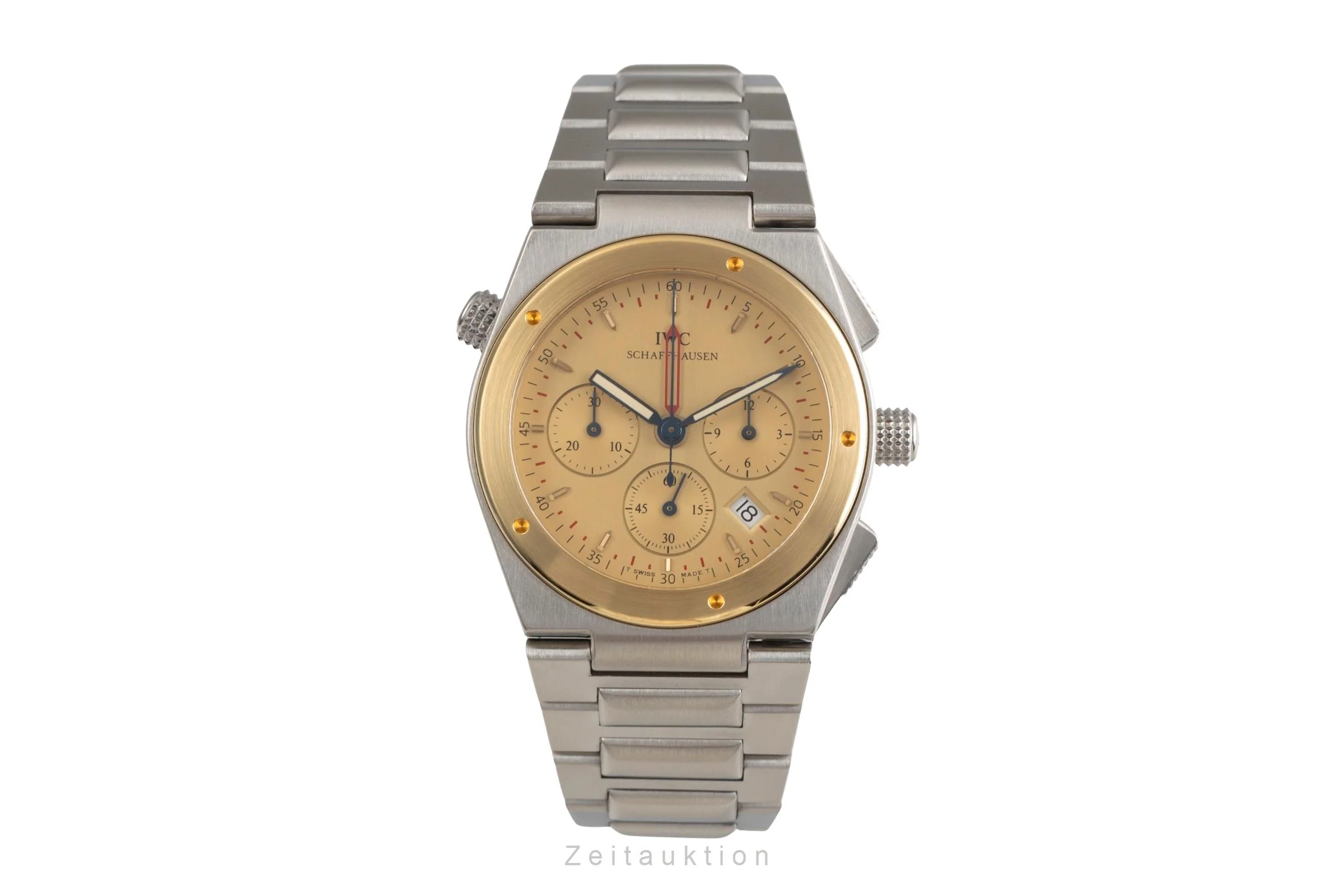 IWC Ingenieur chronograph steel / gold quartz men's watch IW380505  [2502519] - Image 5